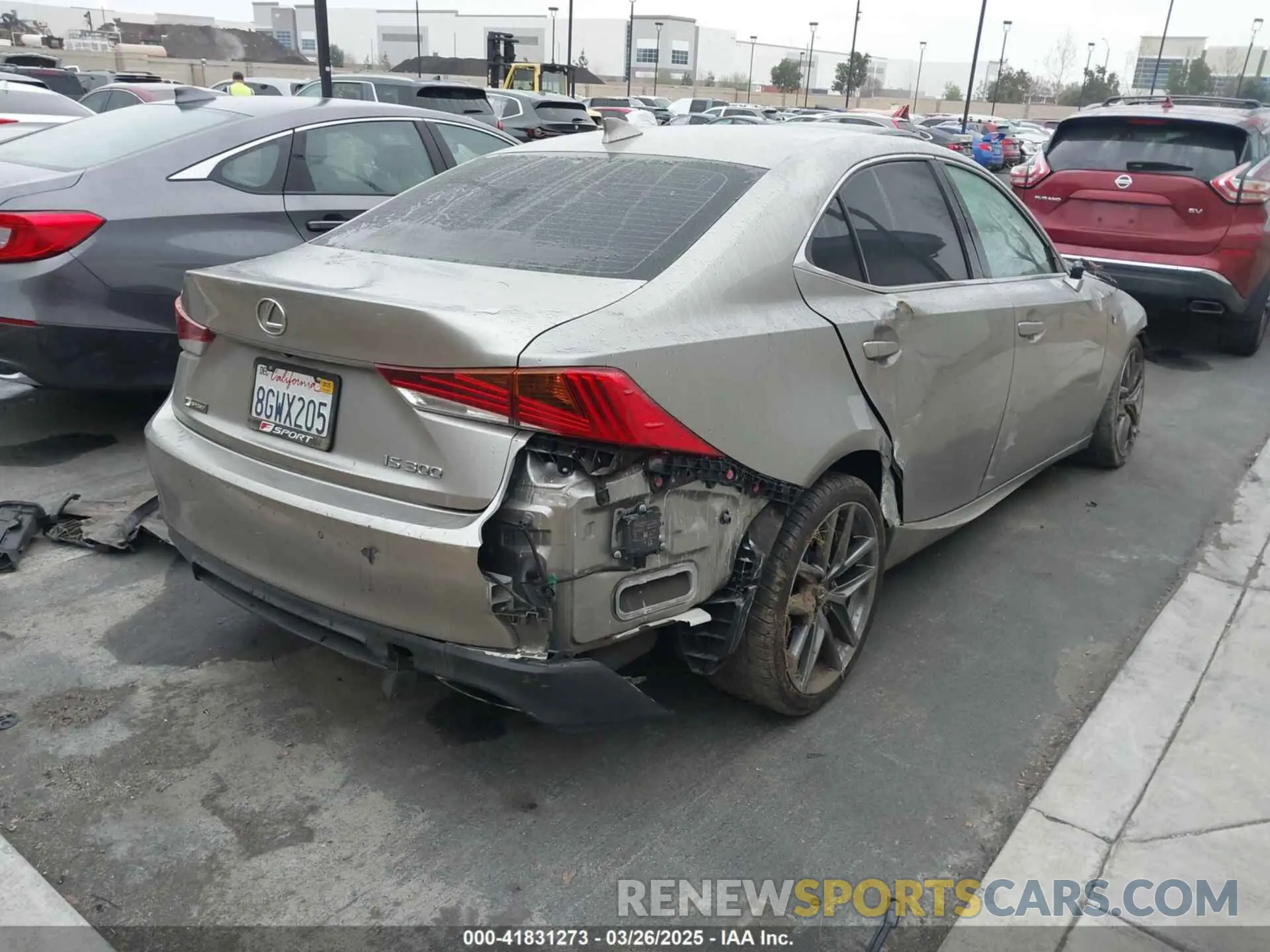 4 Photograph of a damaged car JTHBA1D21K5088150 LEXUS IS 300 2019