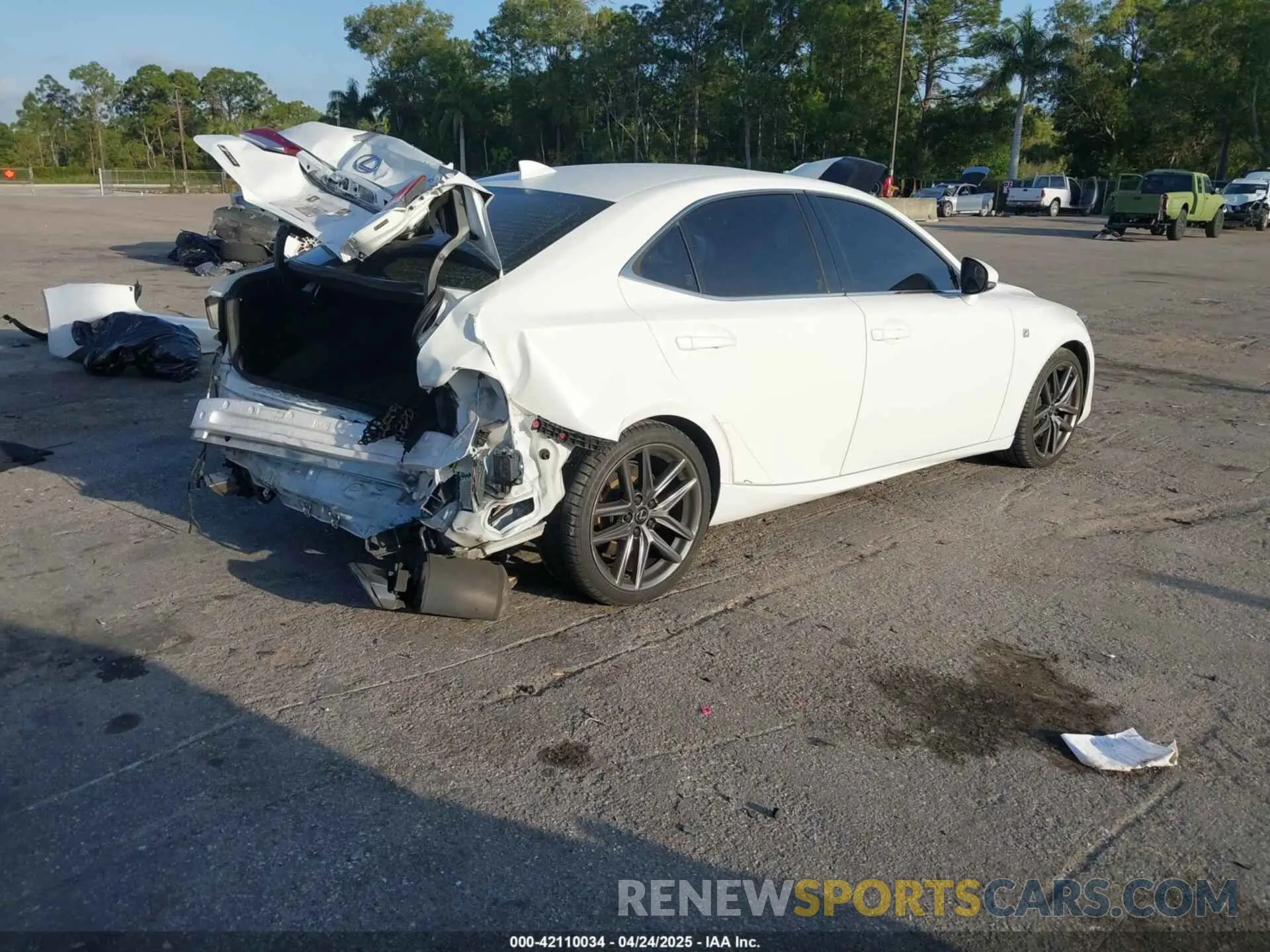 4 Photograph of a damaged car JTHBA1D21K5093168 LEXUS IS 300 2019
