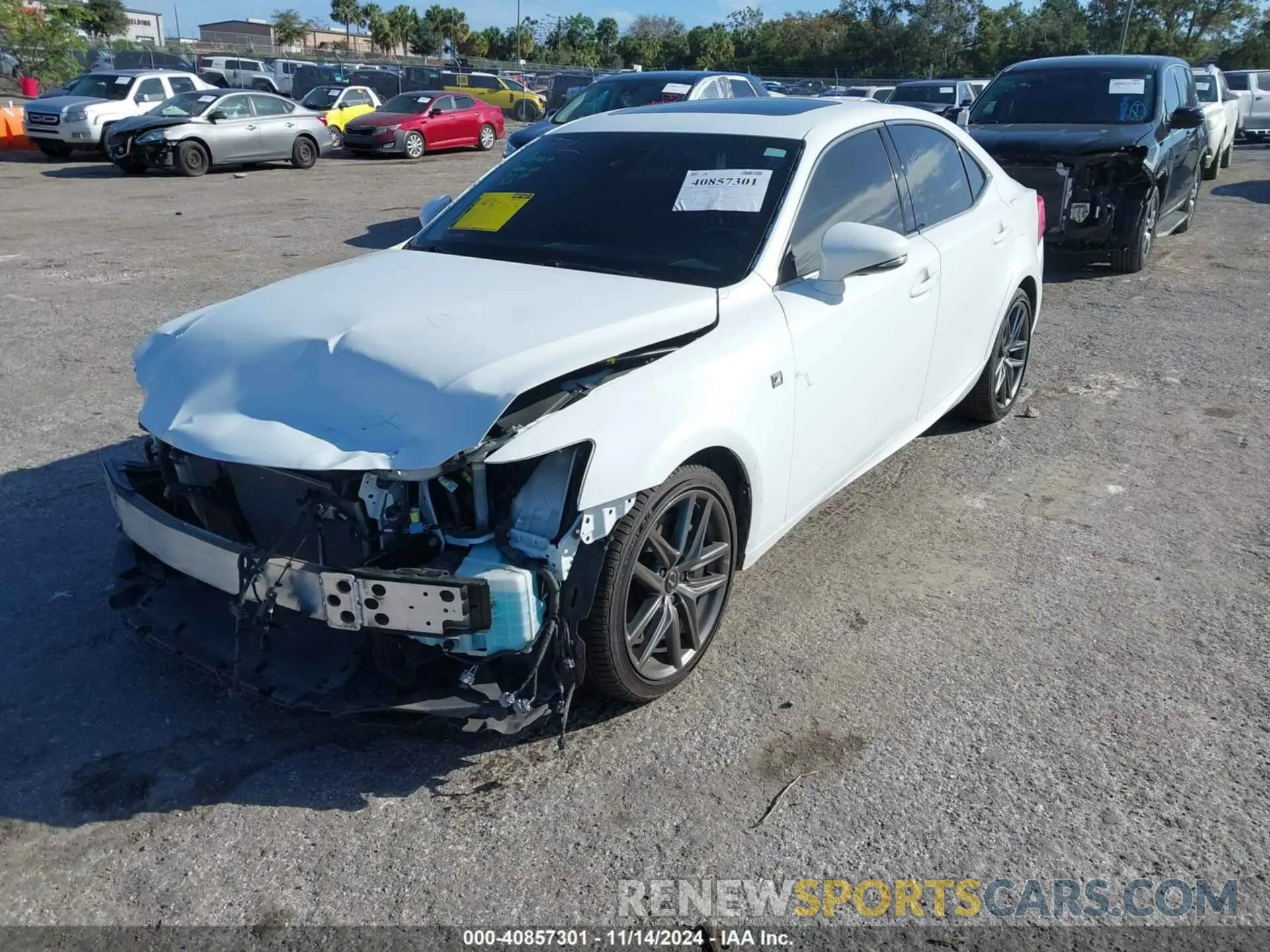 2 Photograph of a damaged car JTHBA1D21K5094546 LEXUS IS 300 2019