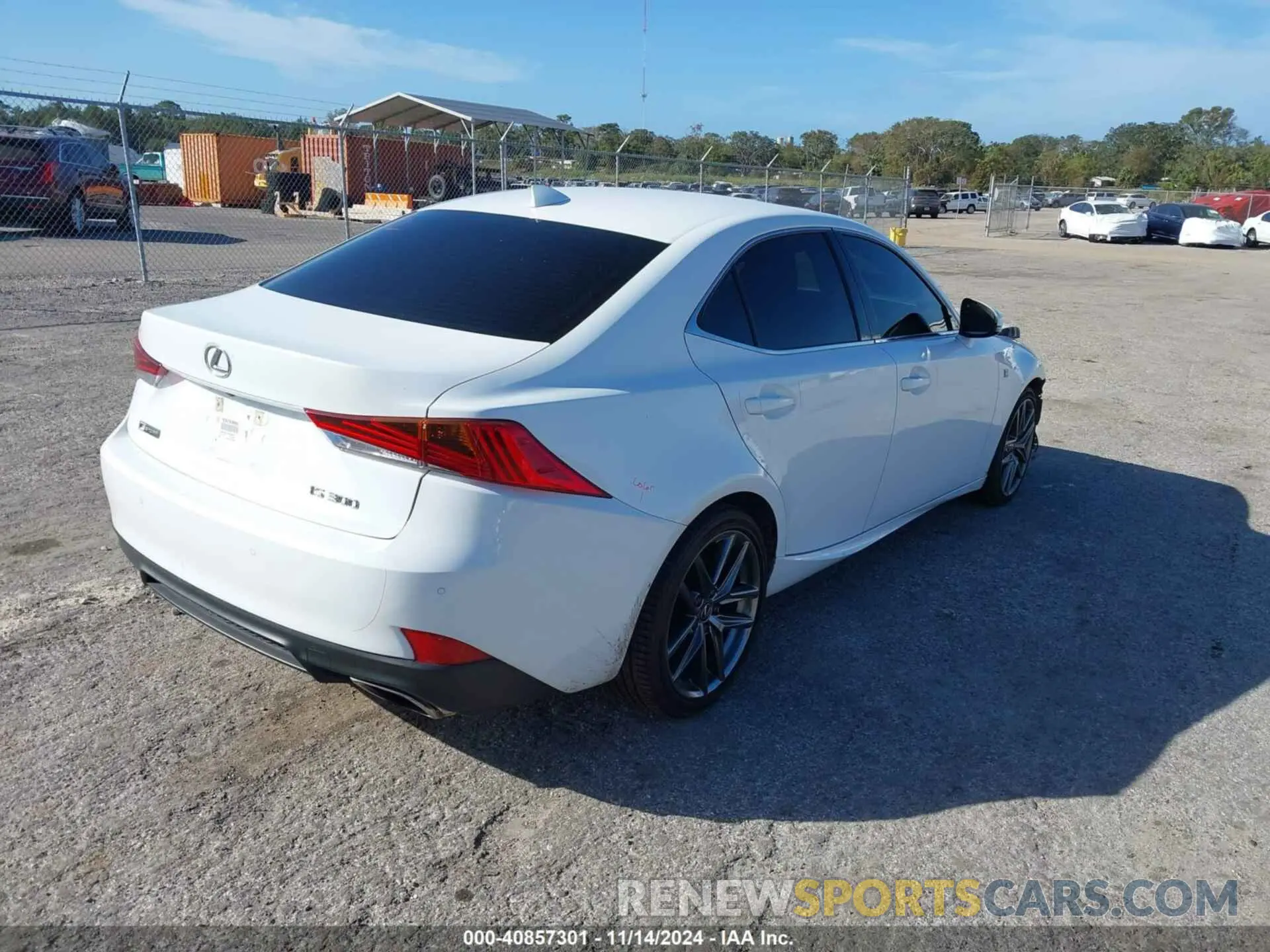 4 Photograph of a damaged car JTHBA1D21K5094546 LEXUS IS 300 2019