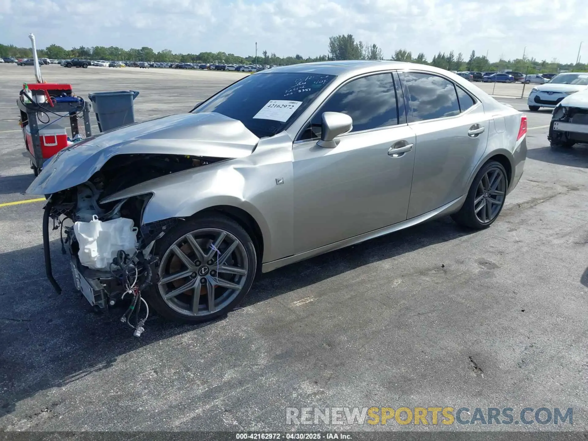 2 Photograph of a damaged car JTHBA1D23K5093351 LEXUS IS 300 2019