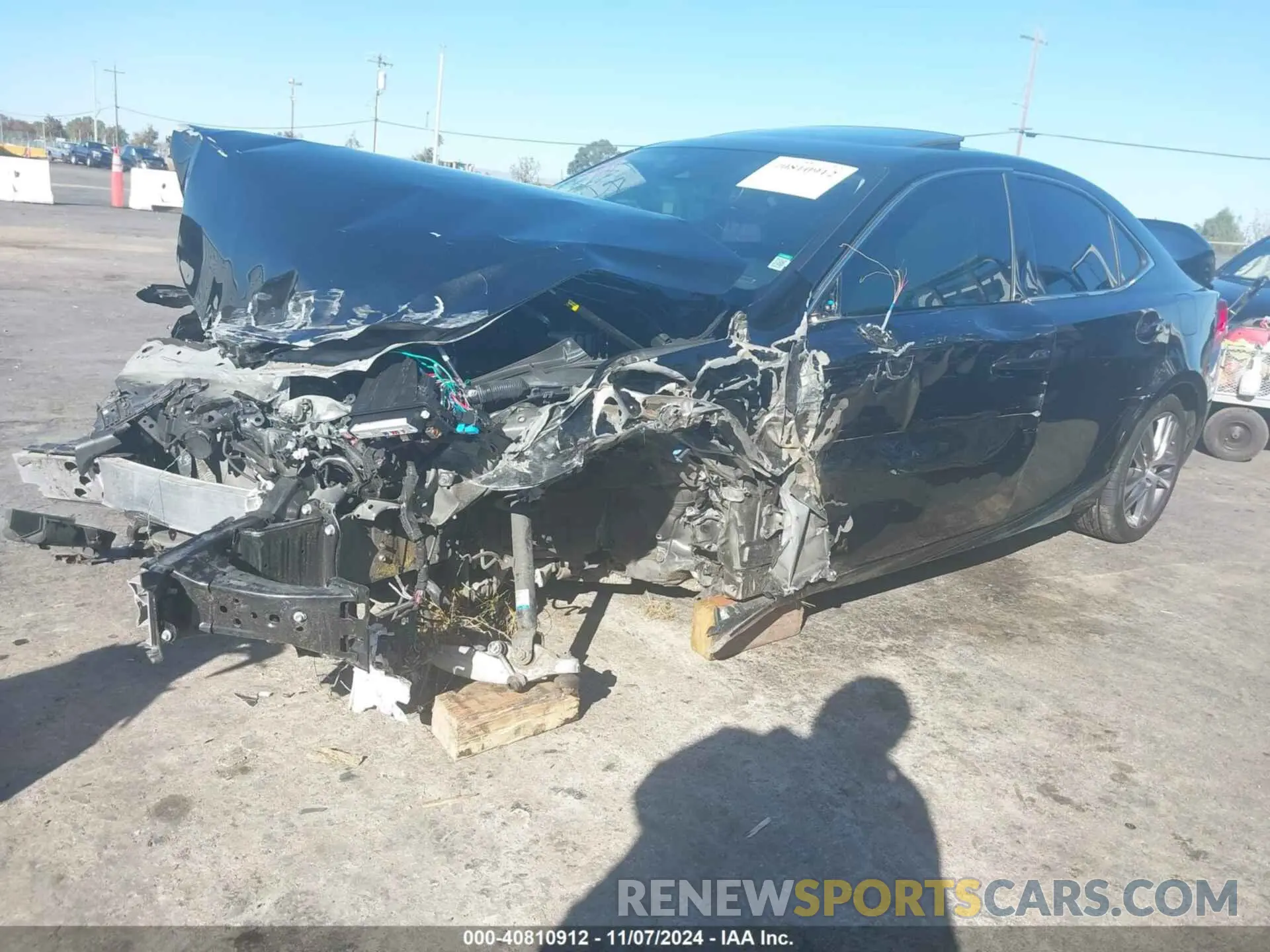 2 Photograph of a damaged car JTHBA1D23K5099666 LEXUS IS 300 2019