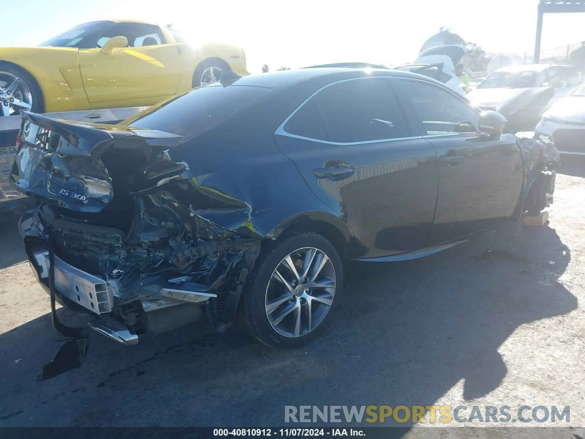 4 Photograph of a damaged car JTHBA1D23K5099666 LEXUS IS 300 2019