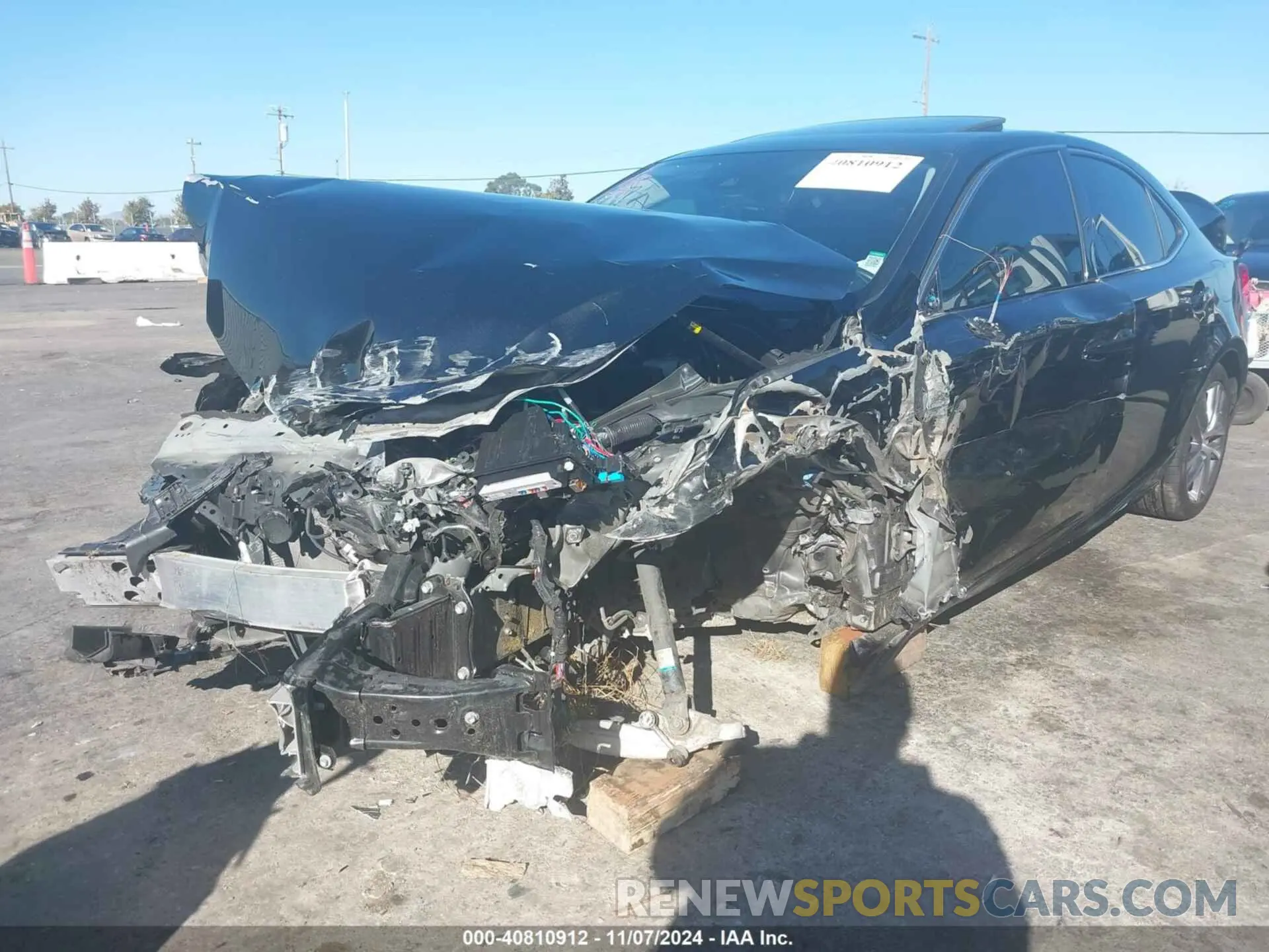 6 Photograph of a damaged car JTHBA1D23K5099666 LEXUS IS 300 2019