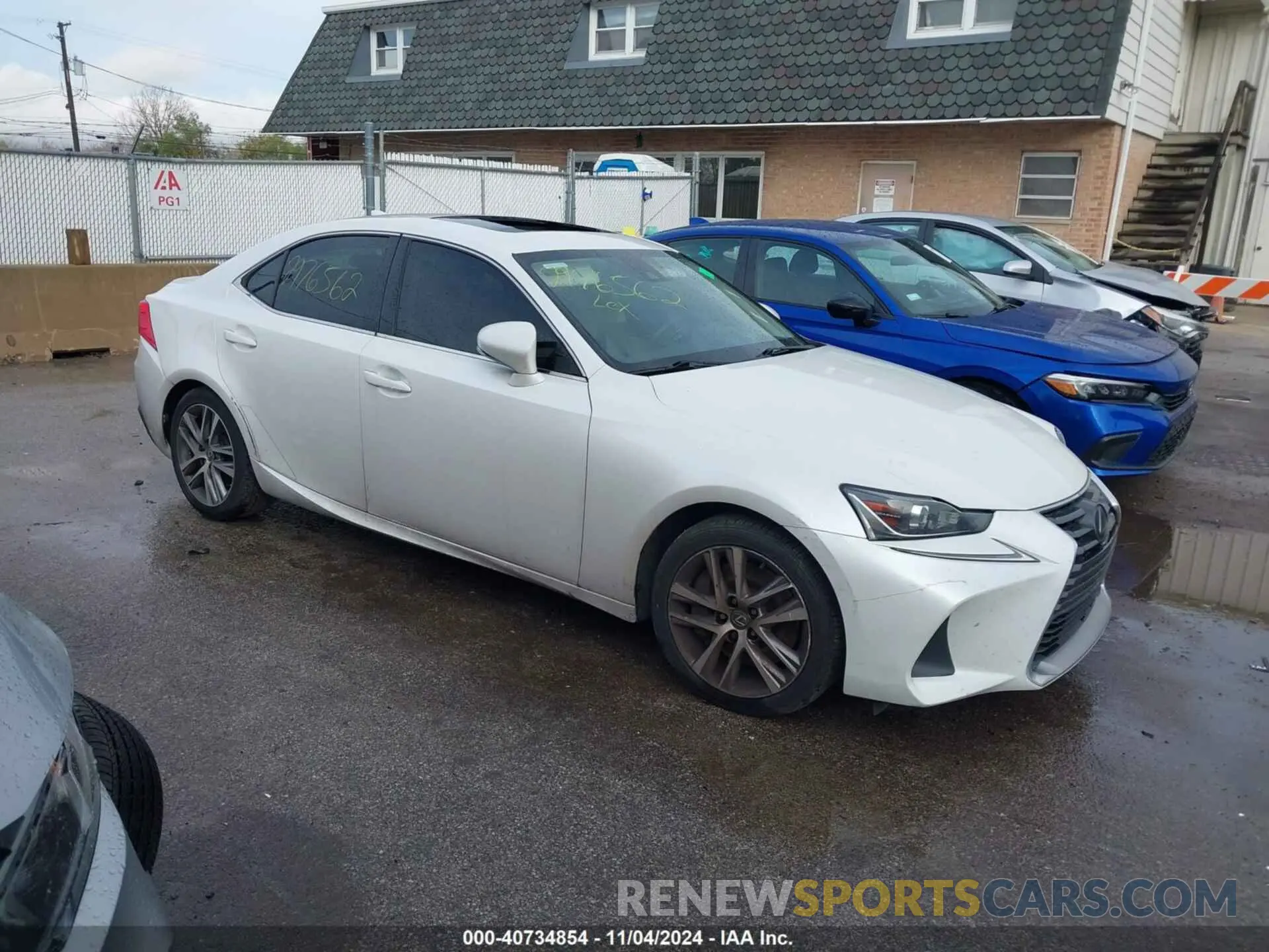 1 Photograph of a damaged car JTHBA1D25K5095019 LEXUS IS 300 2019