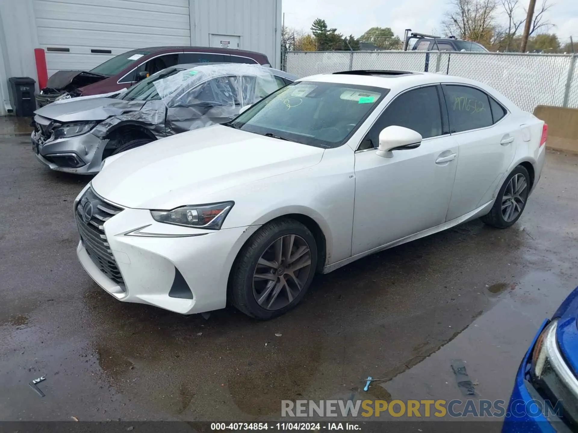2 Photograph of a damaged car JTHBA1D25K5095019 LEXUS IS 300 2019