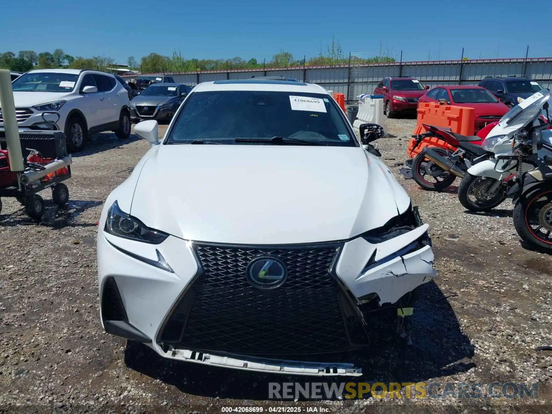 12 Photograph of a damaged car JTHBA1D26K5093781 LEXUS IS 300 2019