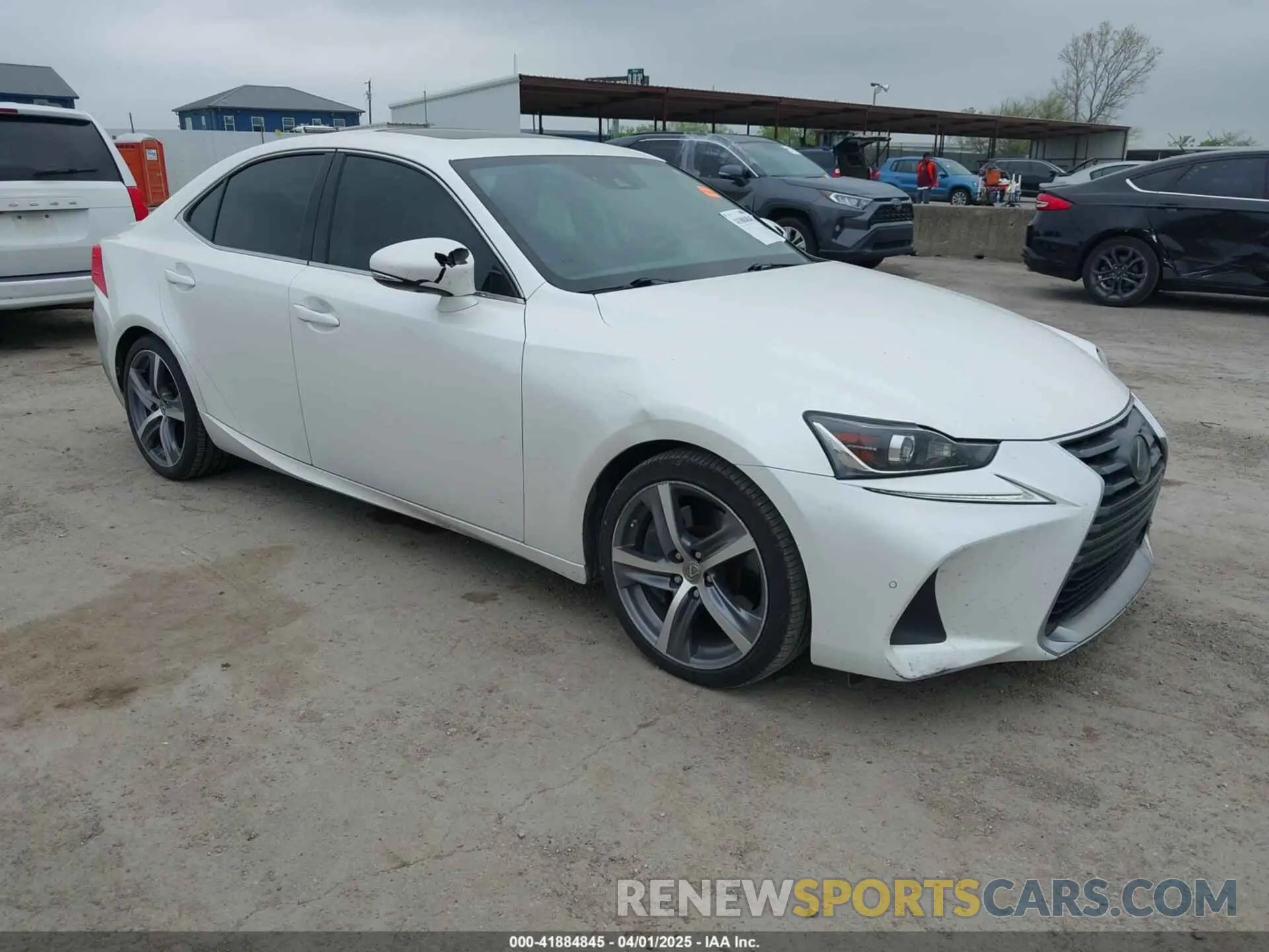 1 Photograph of a damaged car JTHBA1D26K5097281 LEXUS IS 300 2019