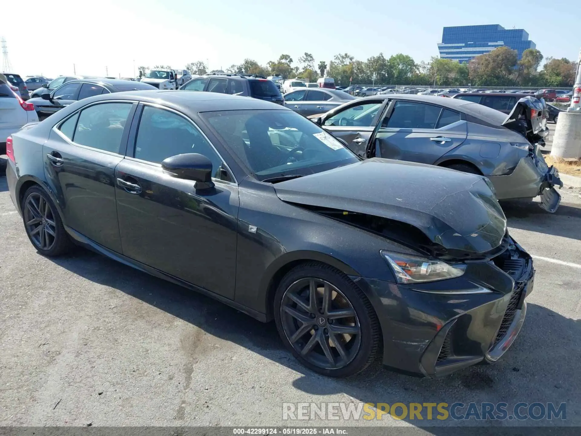 1 Photograph of a damaged car JTHBA1D28K5094155 LEXUS IS 300 2019