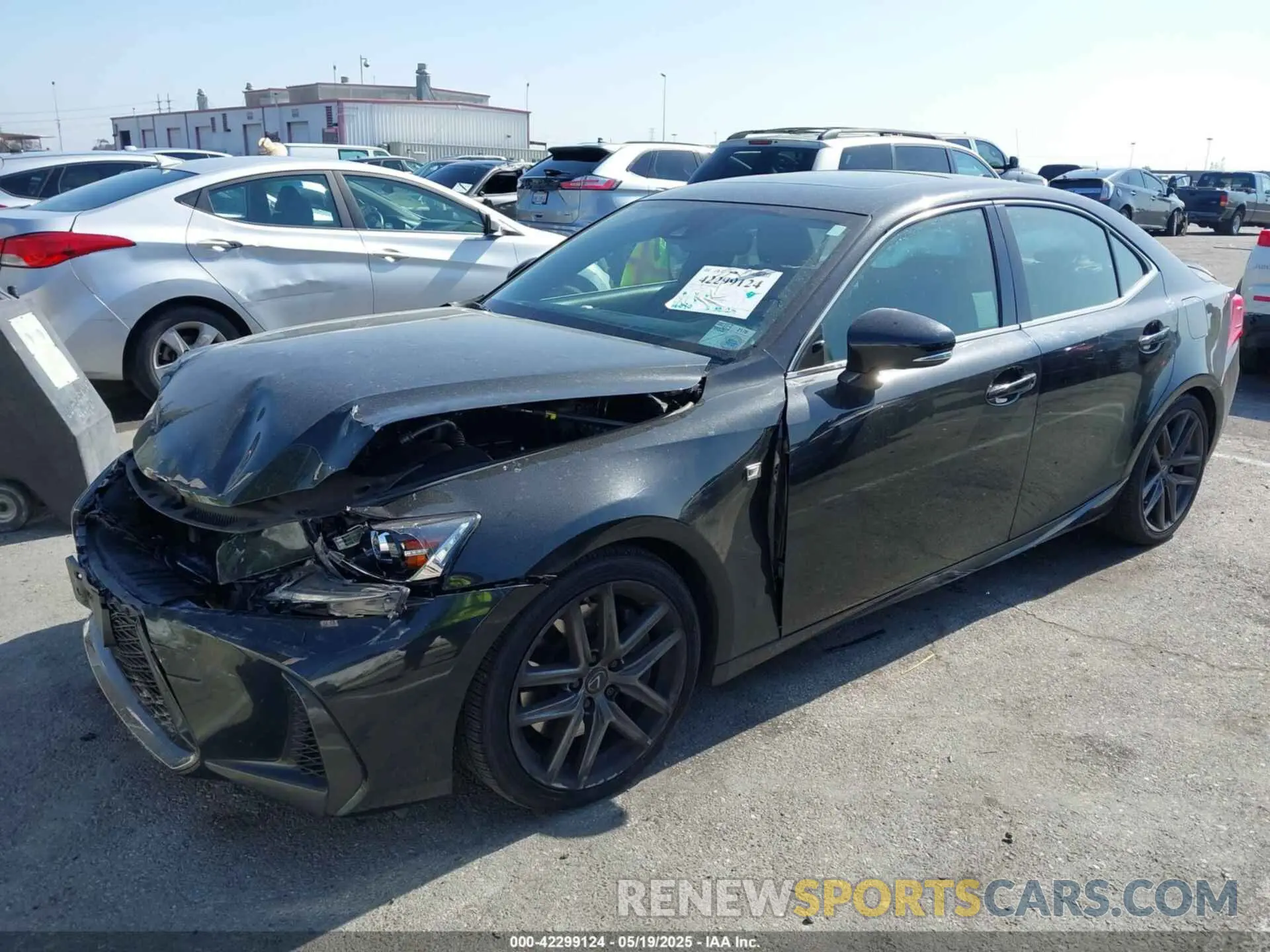 2 Photograph of a damaged car JTHBA1D28K5094155 LEXUS IS 300 2019