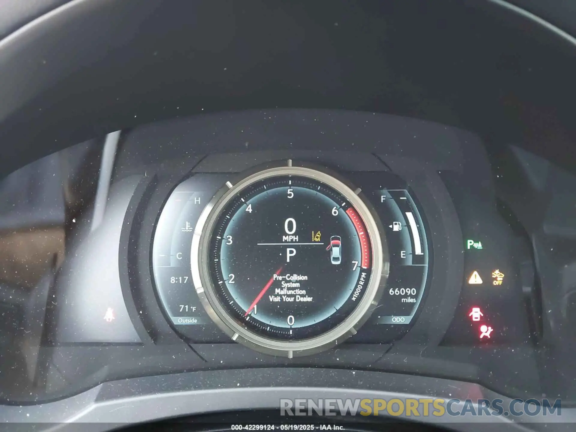 7 Photograph of a damaged car JTHBA1D28K5094155 LEXUS IS 300 2019
