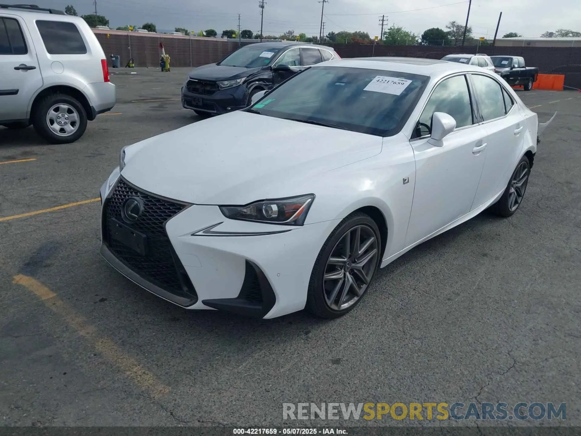 2 Photograph of a damaged car JTHBA1D28K5099436 LEXUS IS 300 2019