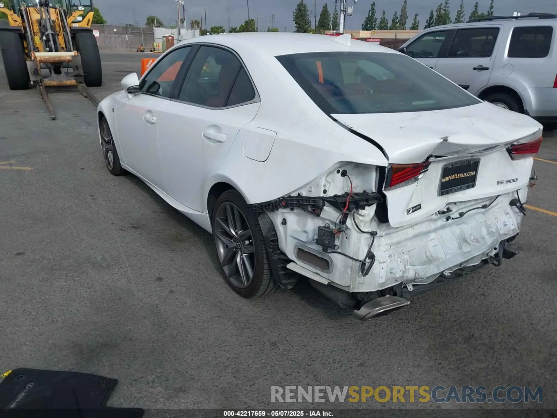 3 Photograph of a damaged car JTHBA1D28K5099436 LEXUS IS 300 2019
