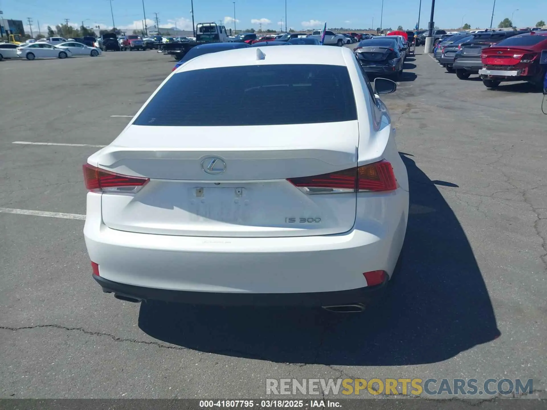16 Photograph of a damaged car JTHBA1D29K5093953 LEXUS IS 300 2019