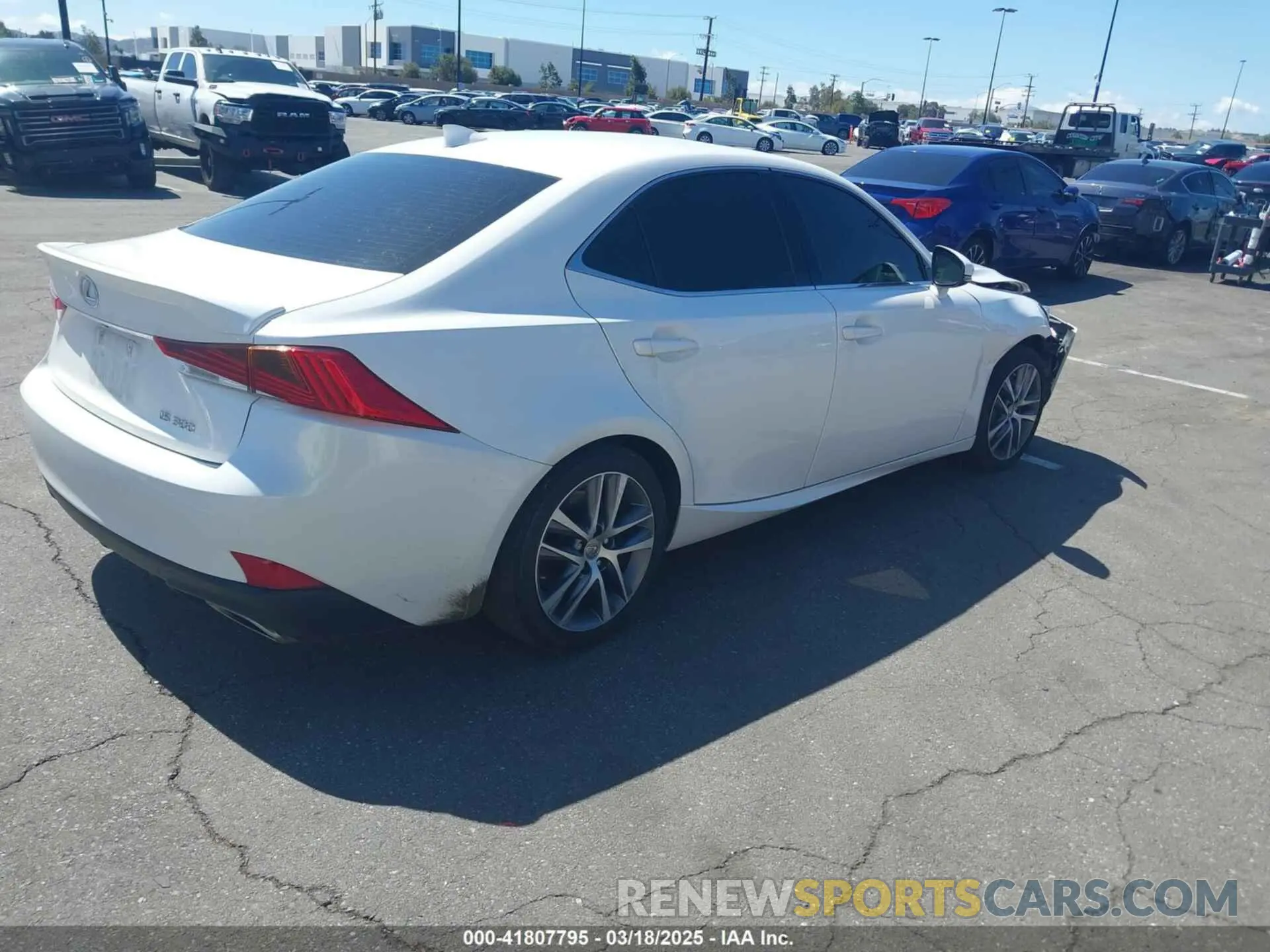 4 Photograph of a damaged car JTHBA1D29K5093953 LEXUS IS 300 2019