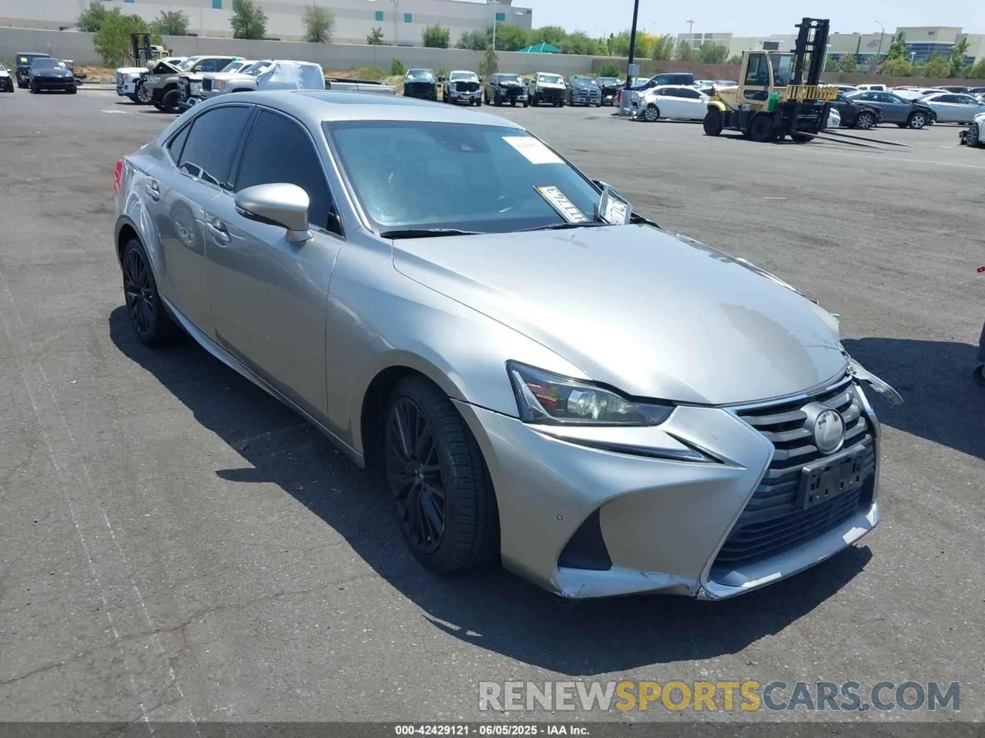 1 Photograph of a damaged car JTHBA1D2XK5088177 LEXUS IS 300 2019