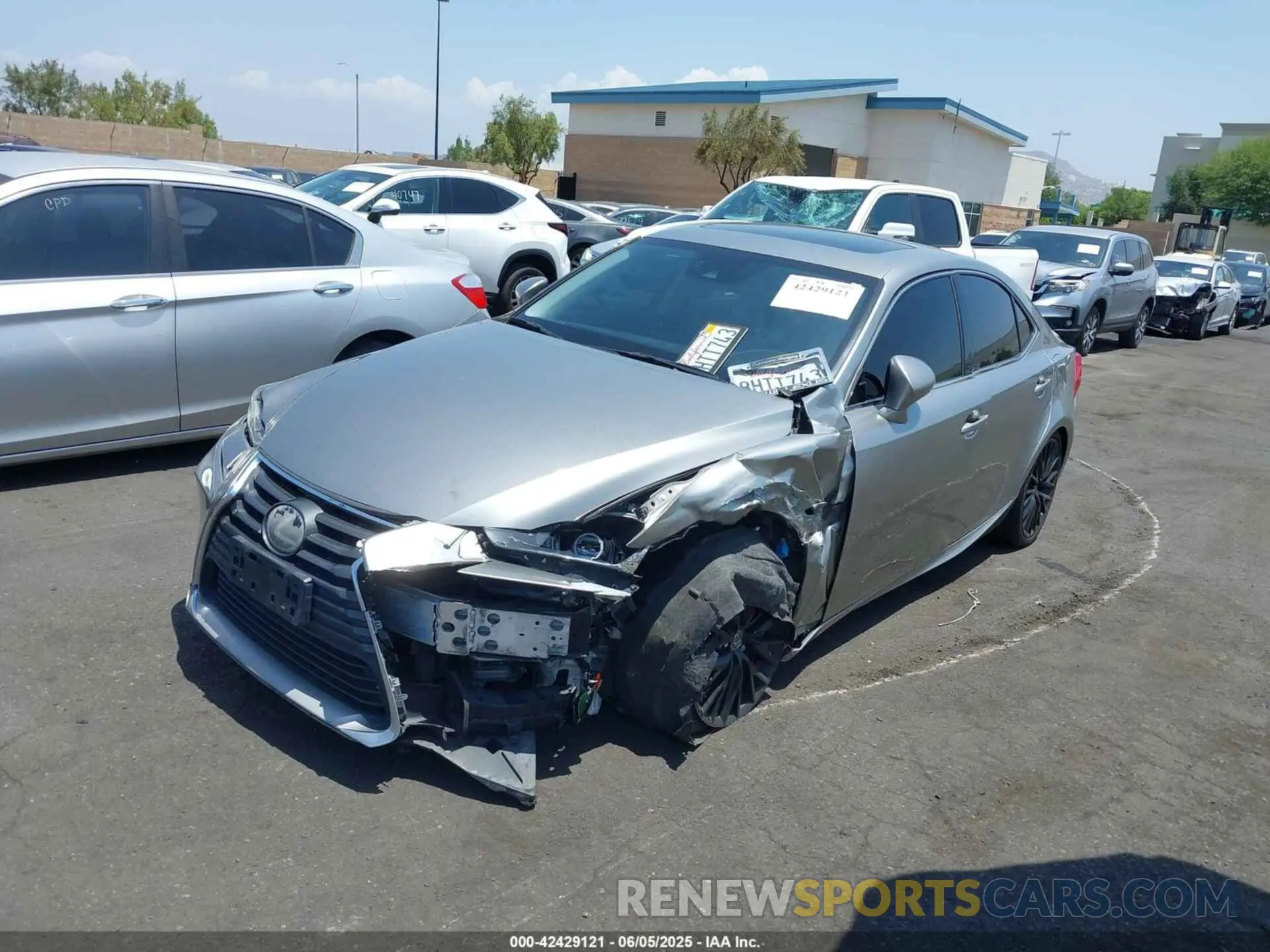 2 Photograph of a damaged car JTHBA1D2XK5088177 LEXUS IS 300 2019