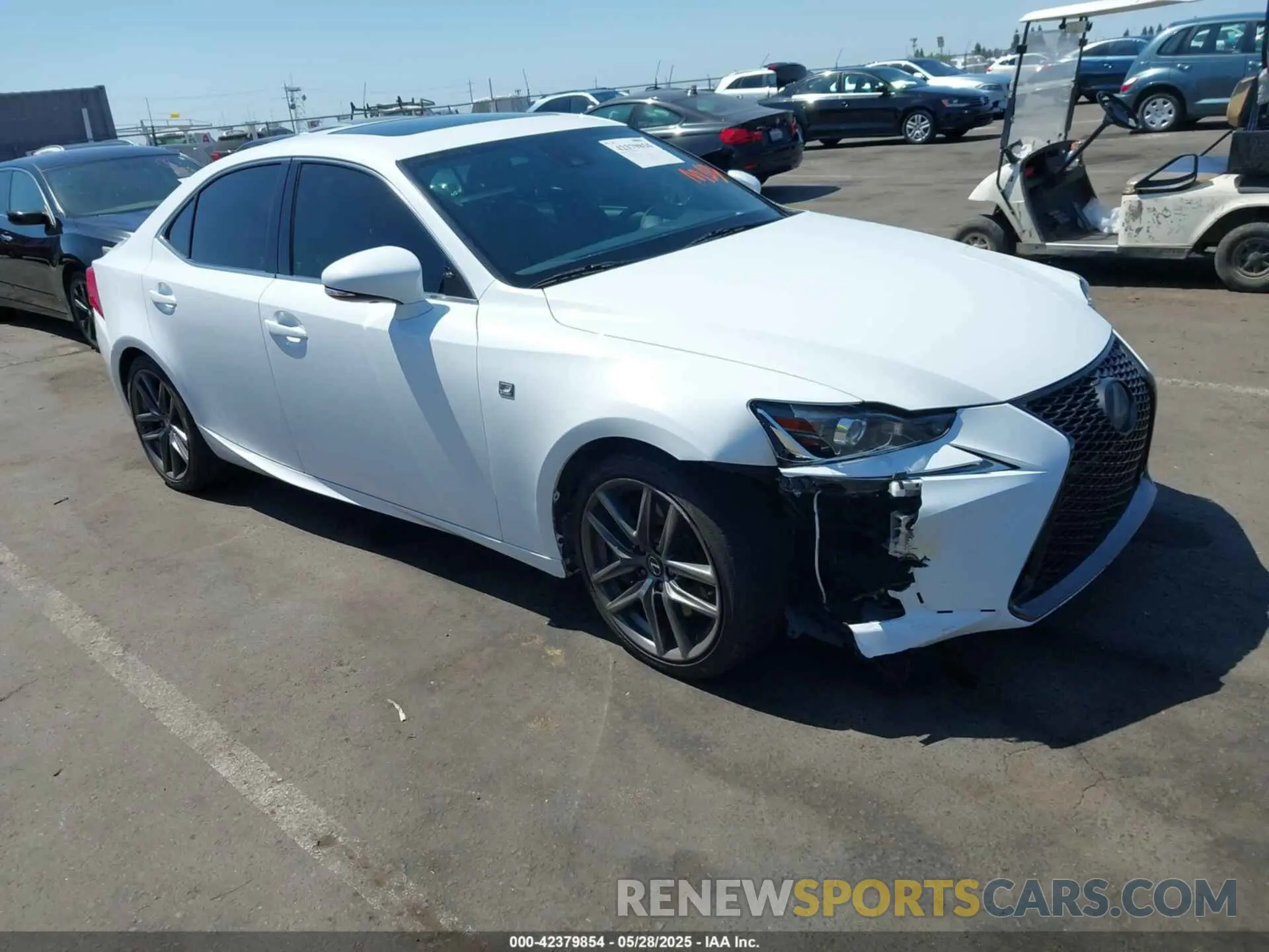 1 Photograph of a damaged car JTHBA1D2XK5088261 LEXUS IS 300 2019
