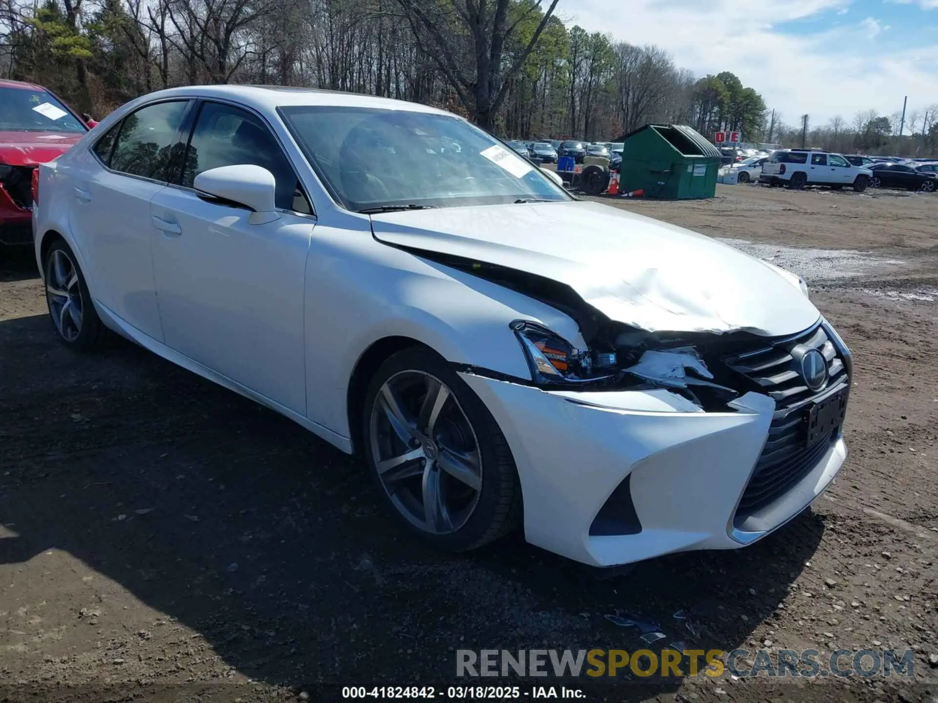 6 Photograph of a damaged car JTHC81D23K5040018 LEXUS IS 300 2019