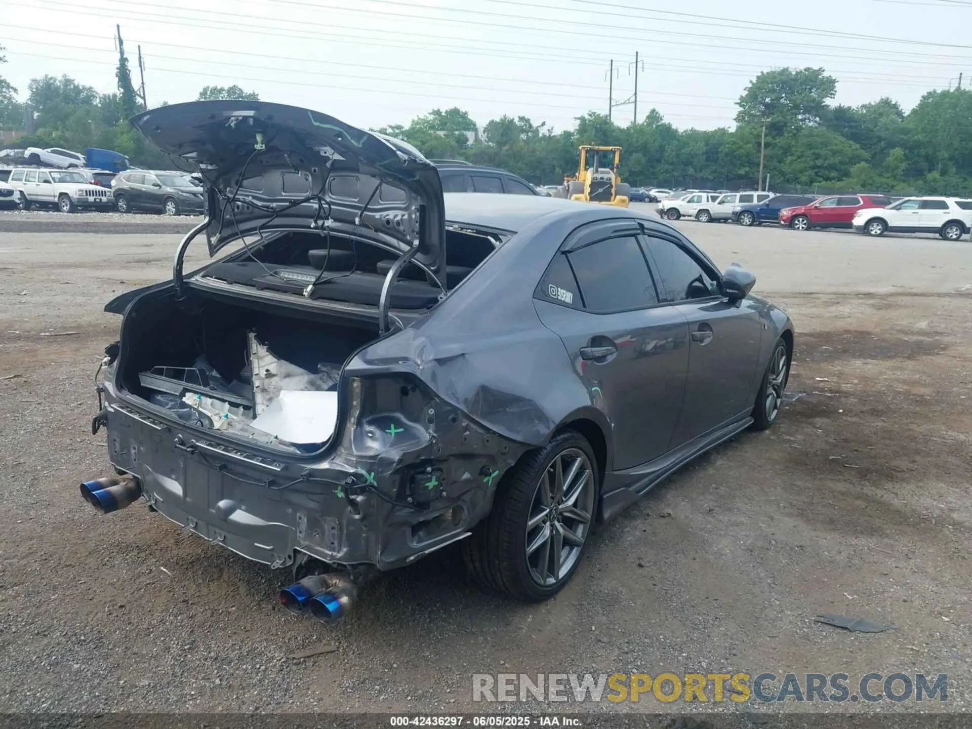 6 Photograph of a damaged car JTHC81D24K5038486 LEXUS IS 300 2019