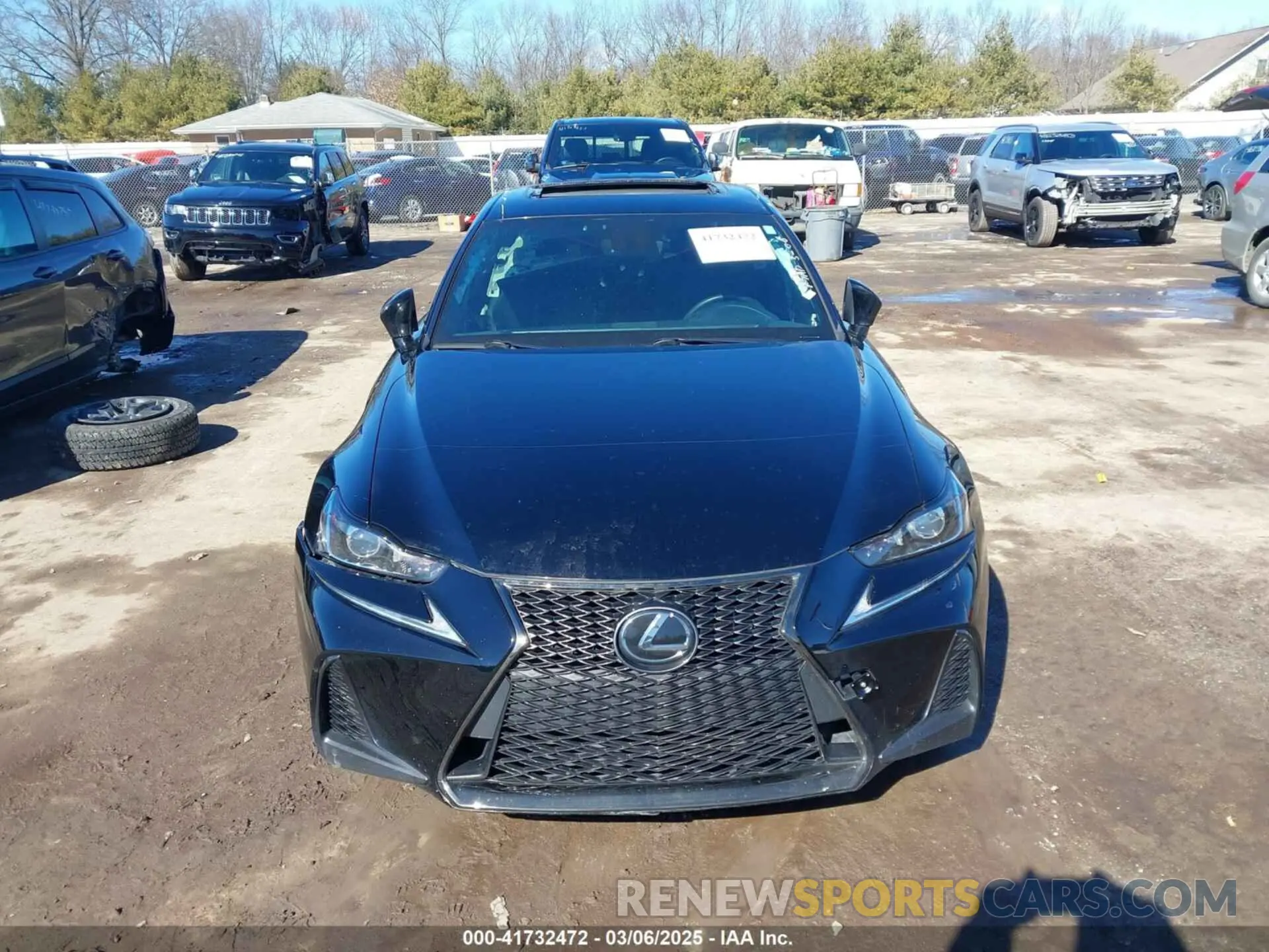 13 Photograph of a damaged car JTHC81D27K5035534 LEXUS IS 300 2019