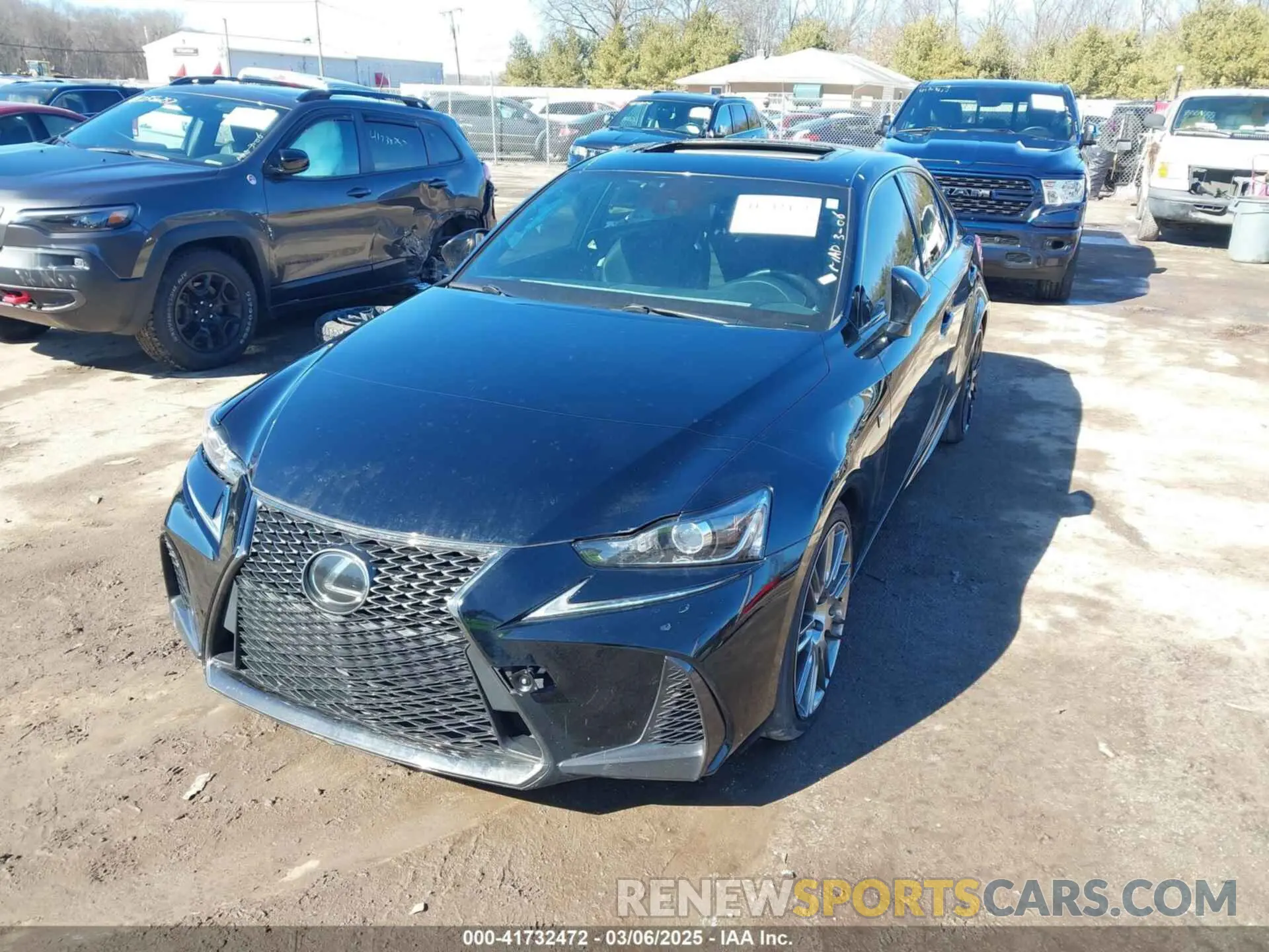 2 Photograph of a damaged car JTHC81D27K5035534 LEXUS IS 300 2019
