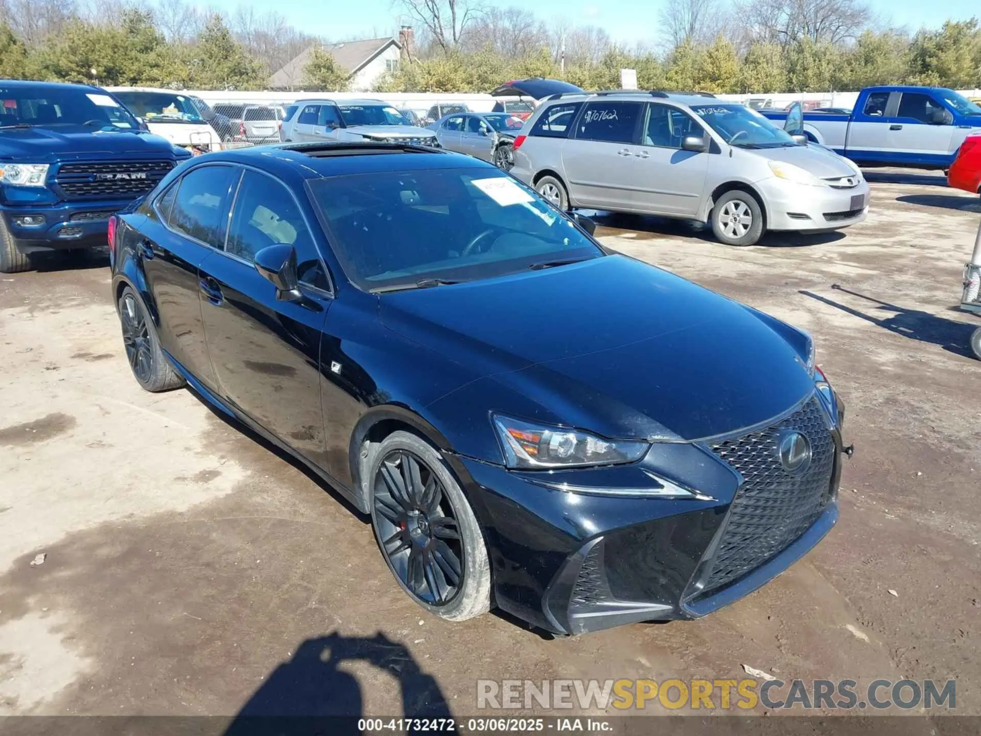 6 Photograph of a damaged car JTHC81D27K5035534 LEXUS IS 300 2019