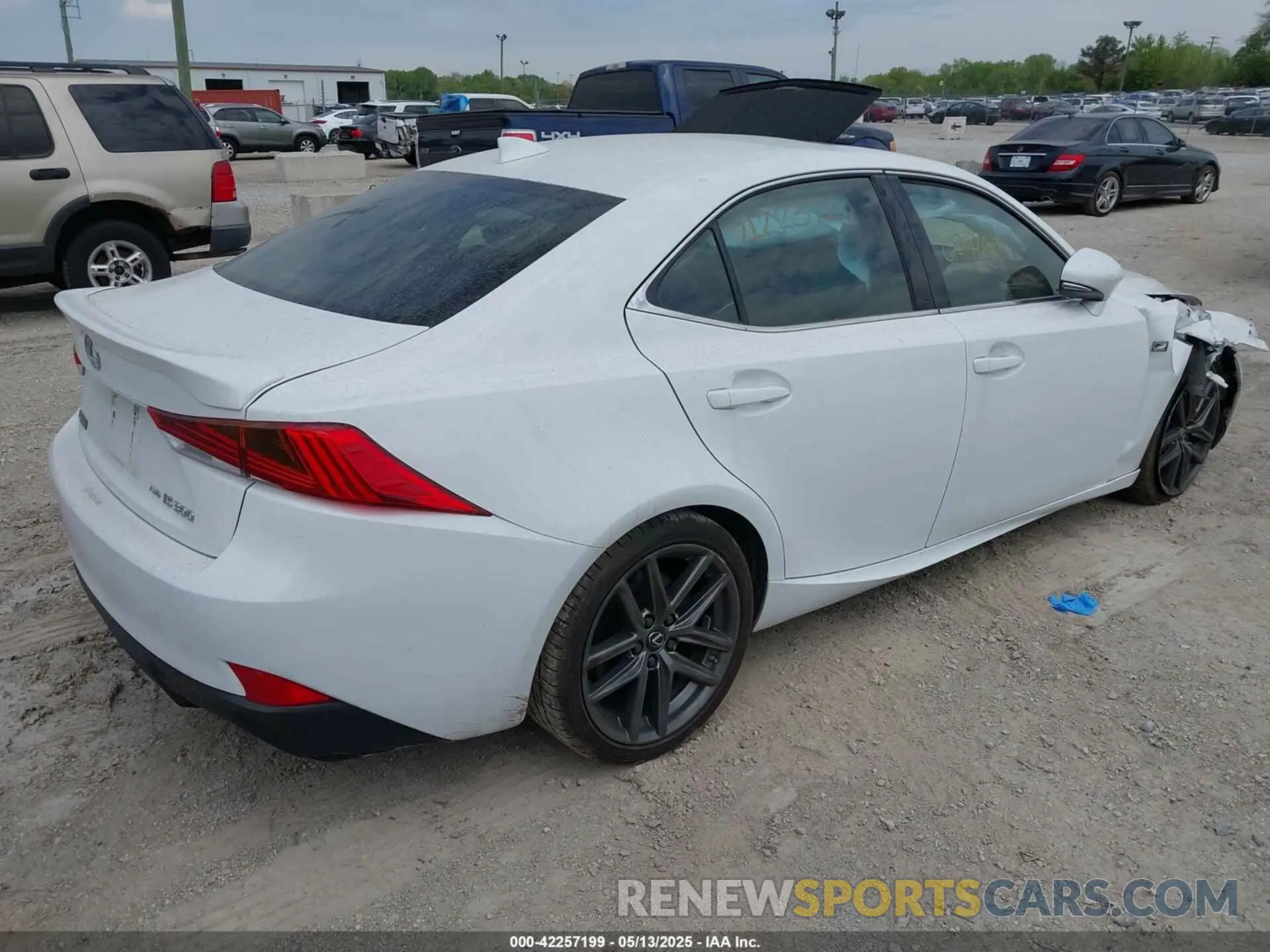 4 Photograph of a damaged car JTHC81D29K5036510 LEXUS IS 300 2019