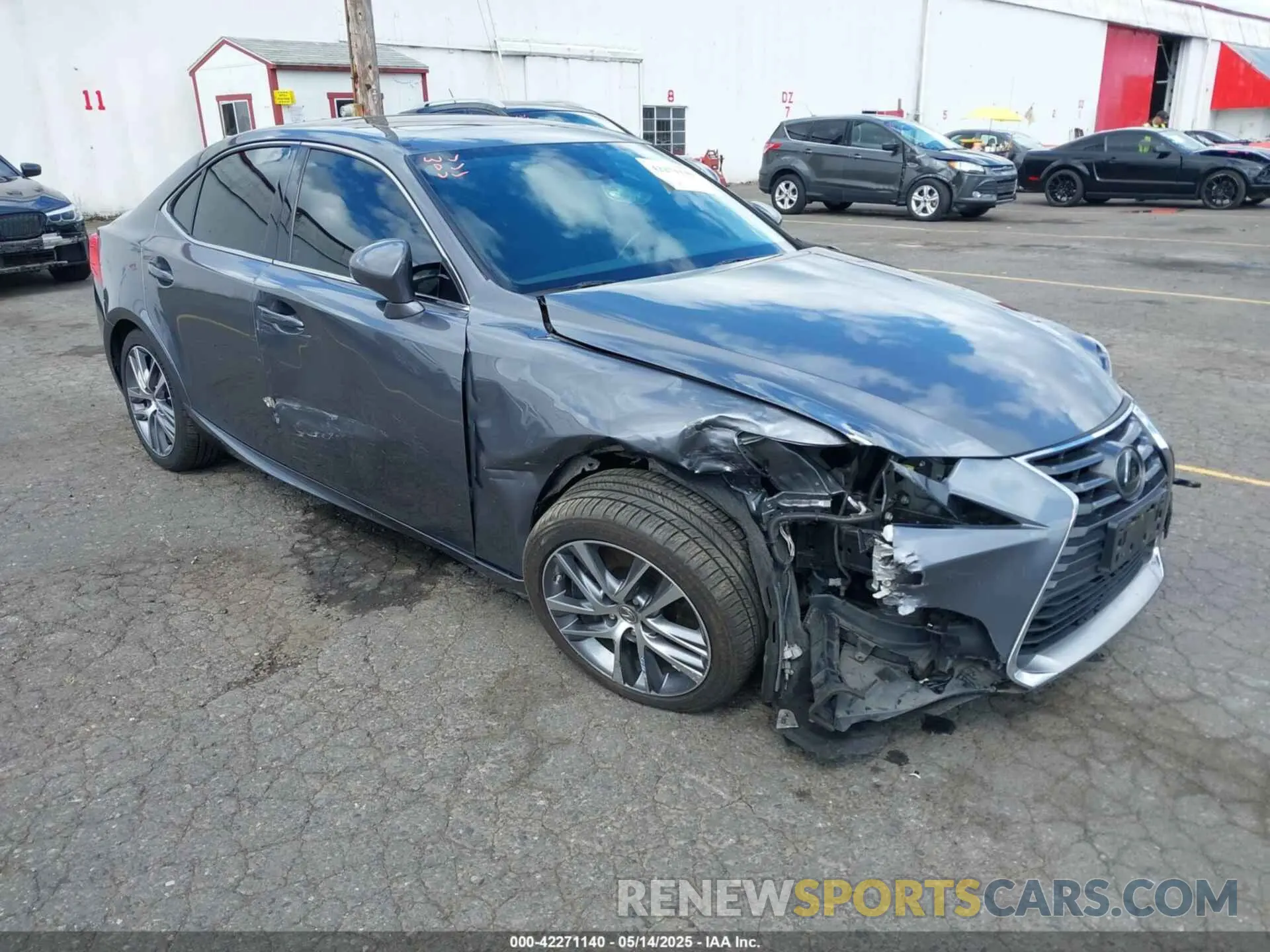 1 Photograph of a damaged car JTHA81F23L5040784 LEXUS IS 300 2020