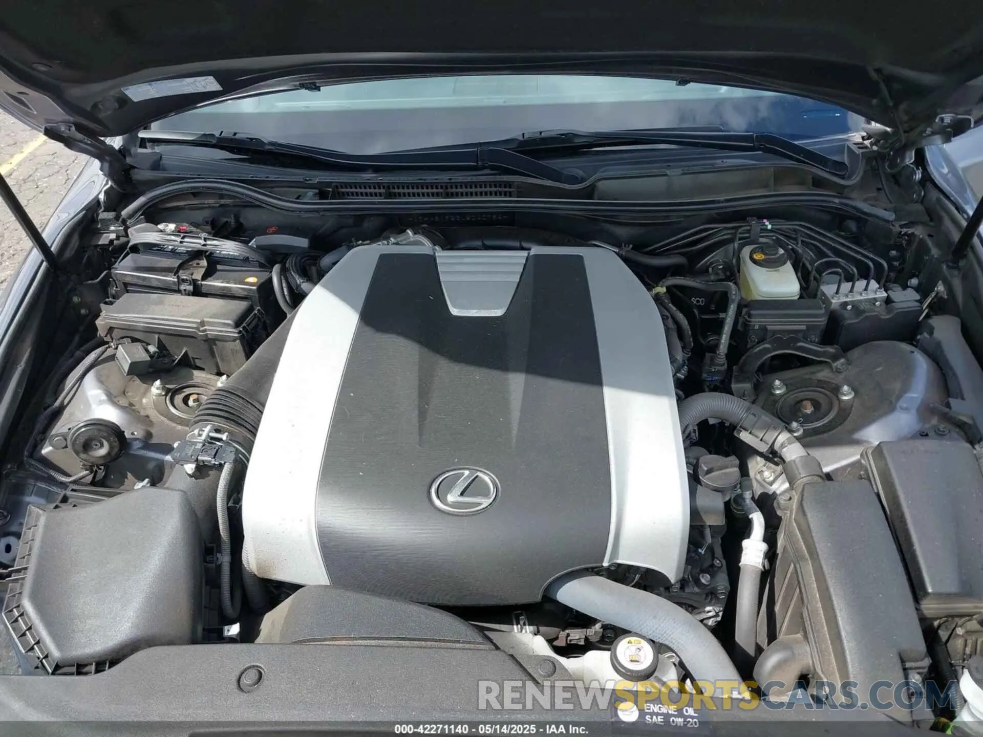 10 Photograph of a damaged car JTHA81F23L5040784 LEXUS IS 300 2020
