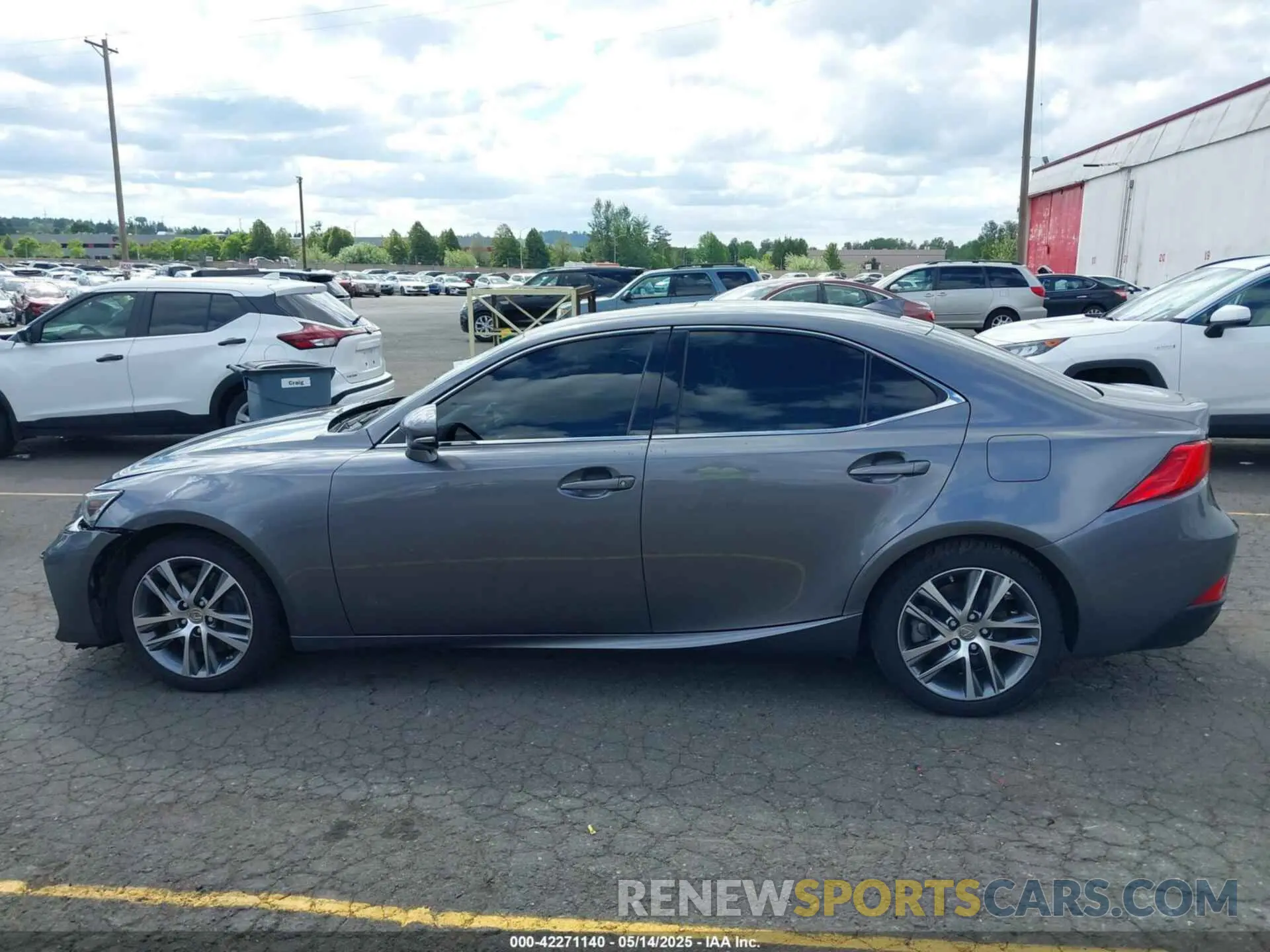 15 Photograph of a damaged car JTHA81F23L5040784 LEXUS IS 300 2020