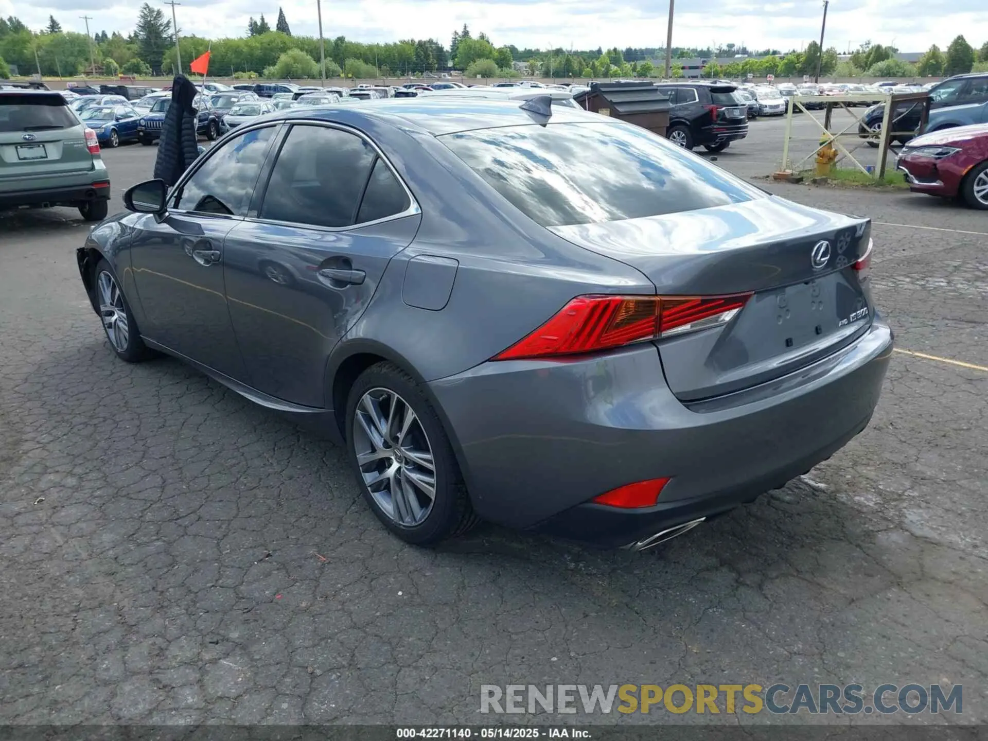 3 Photograph of a damaged car JTHA81F23L5040784 LEXUS IS 300 2020