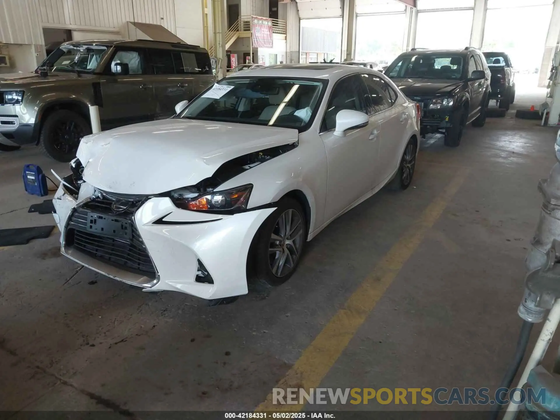 2 Photograph of a damaged car JTHAA1D27L5108964 LEXUS IS 300 2020