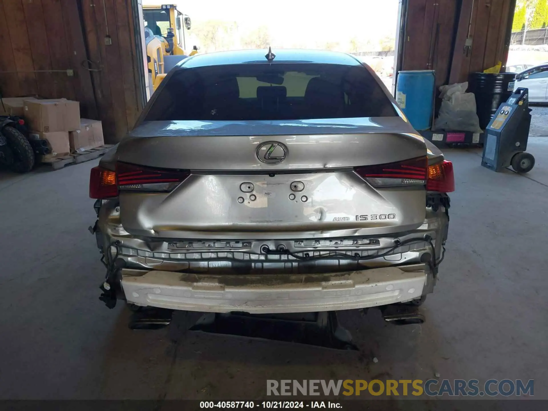 17 Photograph of a damaged car JTHD81F25L5042291 LEXUS IS 300 2020