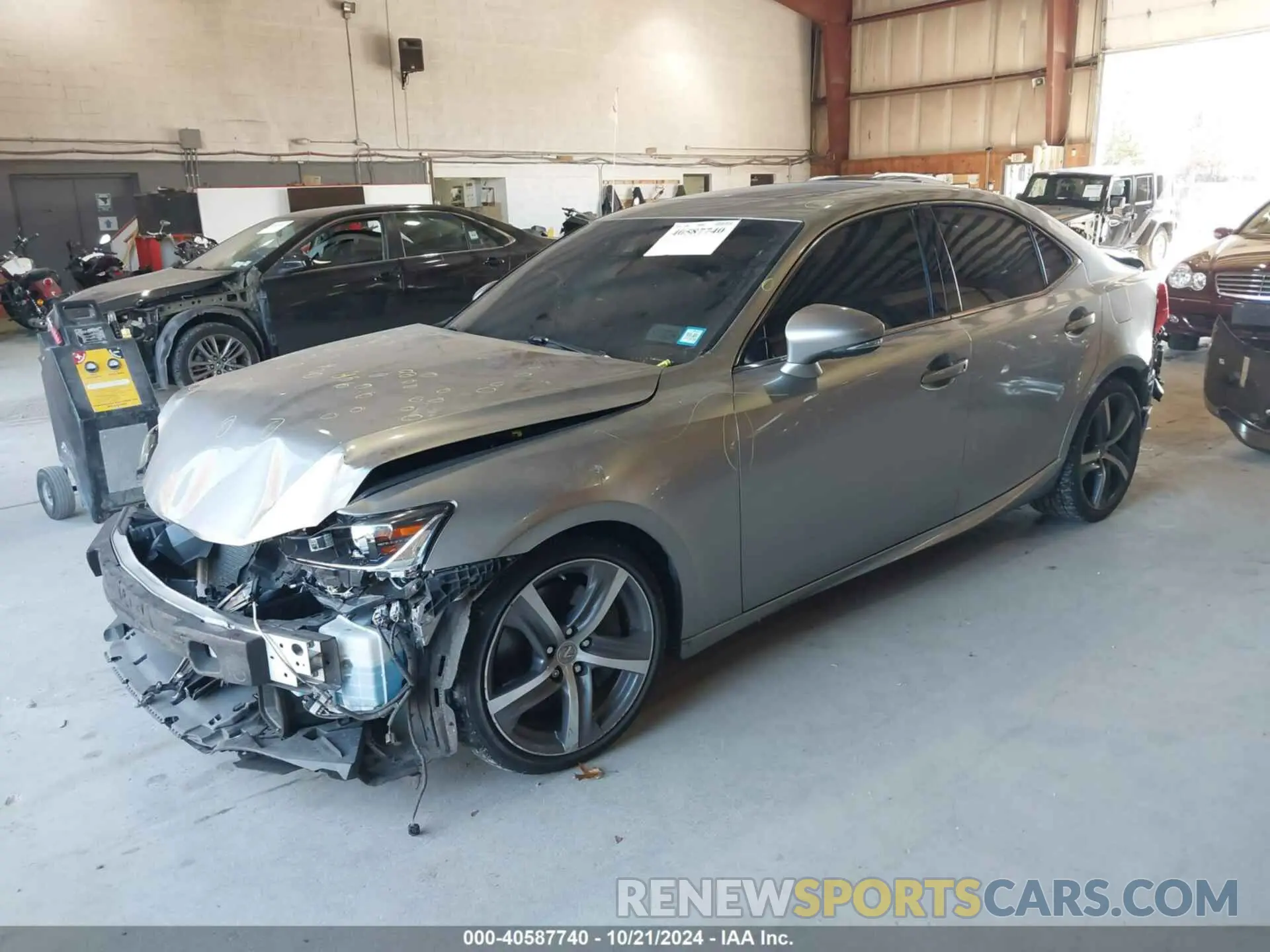 2 Photograph of a damaged car JTHD81F25L5042291 LEXUS IS 300 2020