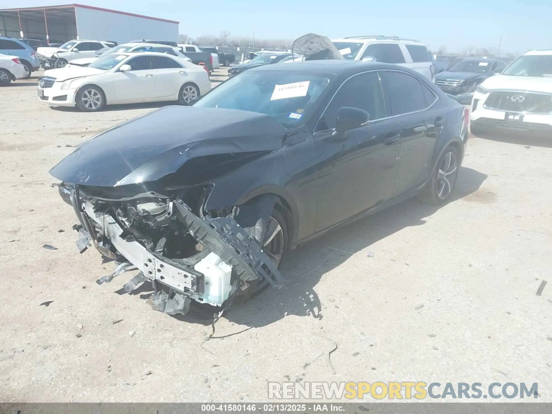 2 Photograph of a damaged car JTHDA1D29L5101656 LEXUS IS 300 2020