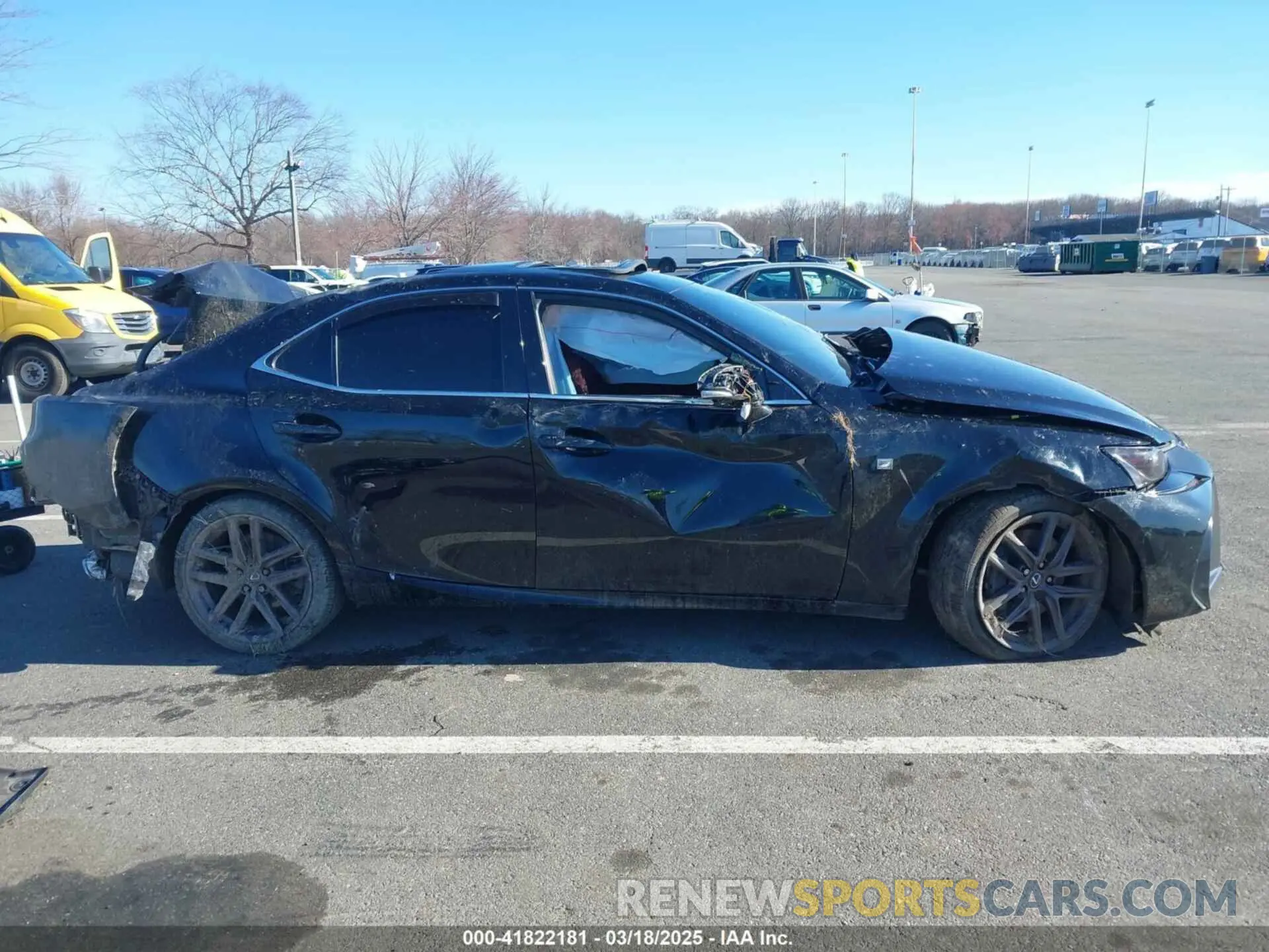 13 Photograph of a damaged car JTHG81F23L5042318 LEXUS IS 300 2020