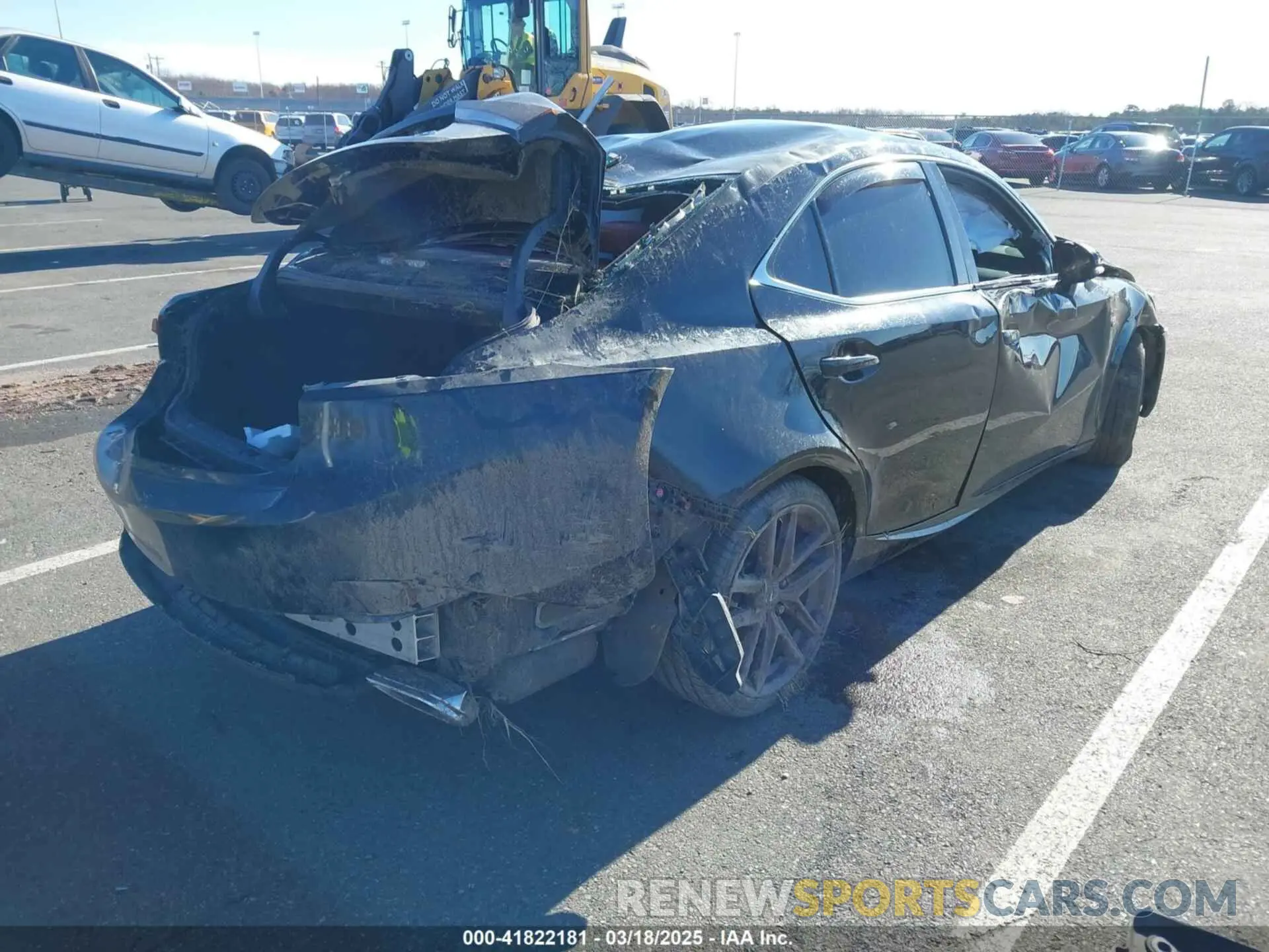 4 Photograph of a damaged car JTHG81F23L5042318 LEXUS IS 300 2020