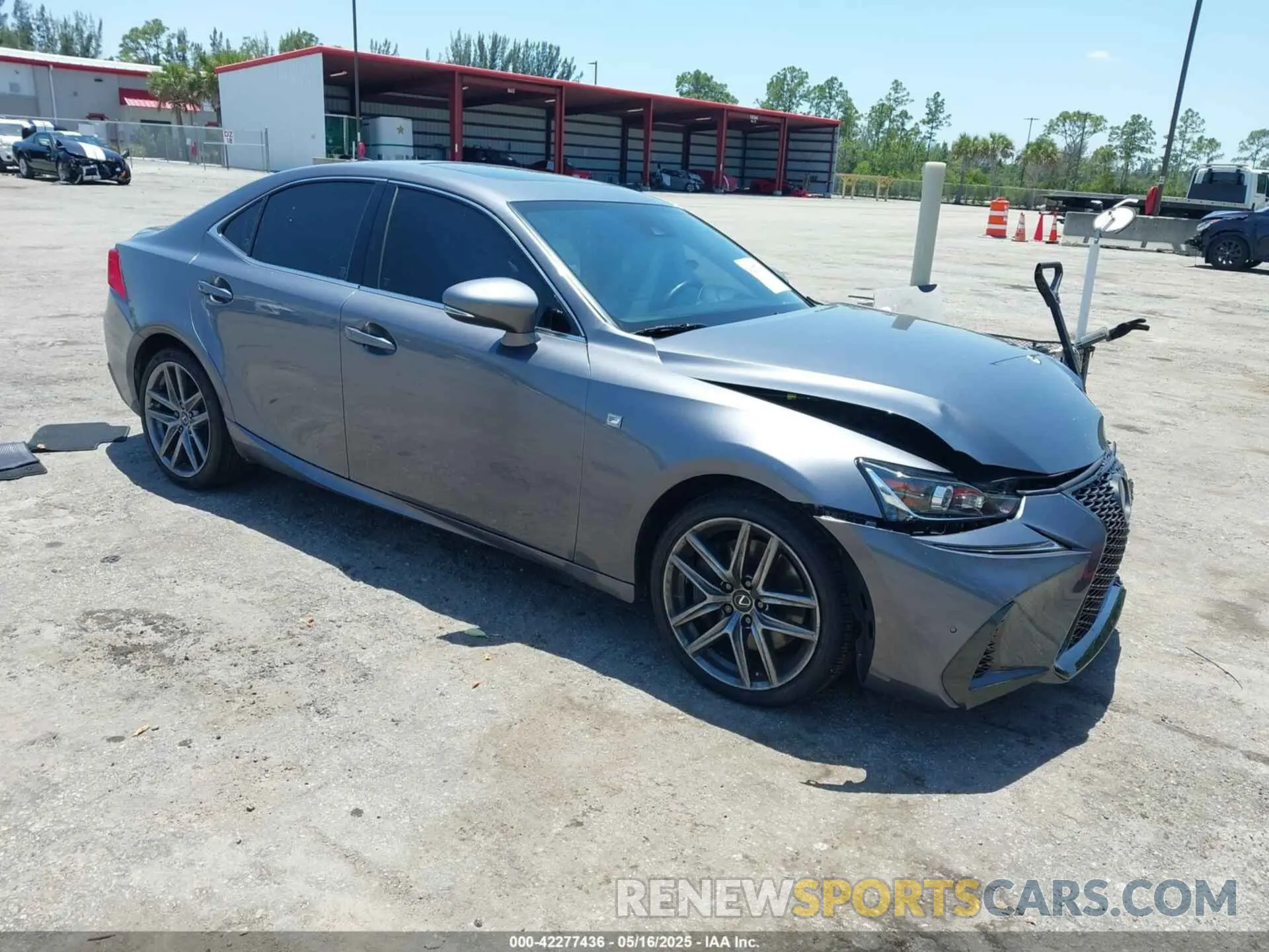 1 Photograph of a damaged car JTHGA1D21L5105892 LEXUS IS 300 2020