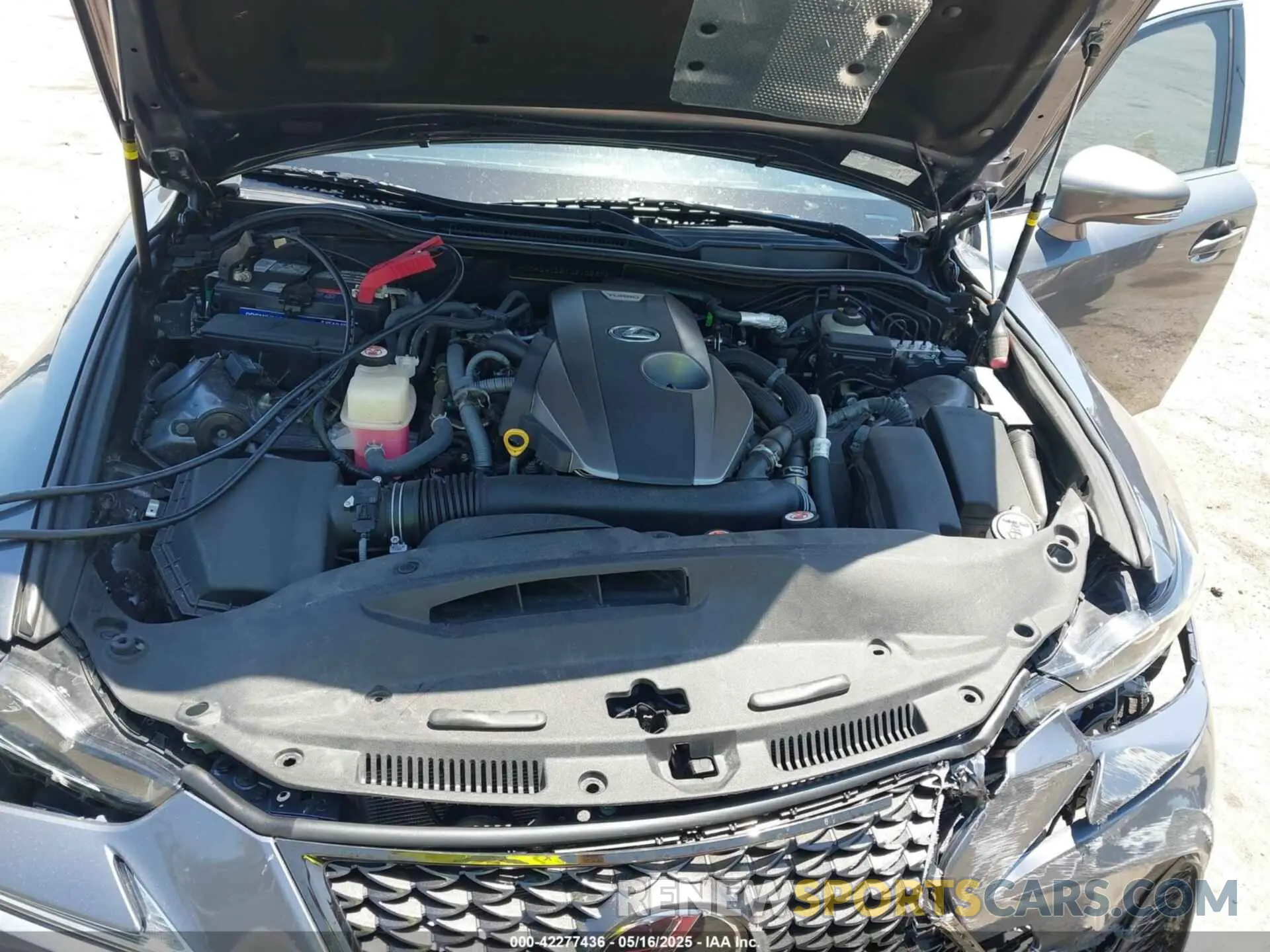 10 Photograph of a damaged car JTHGA1D21L5105892 LEXUS IS 300 2020