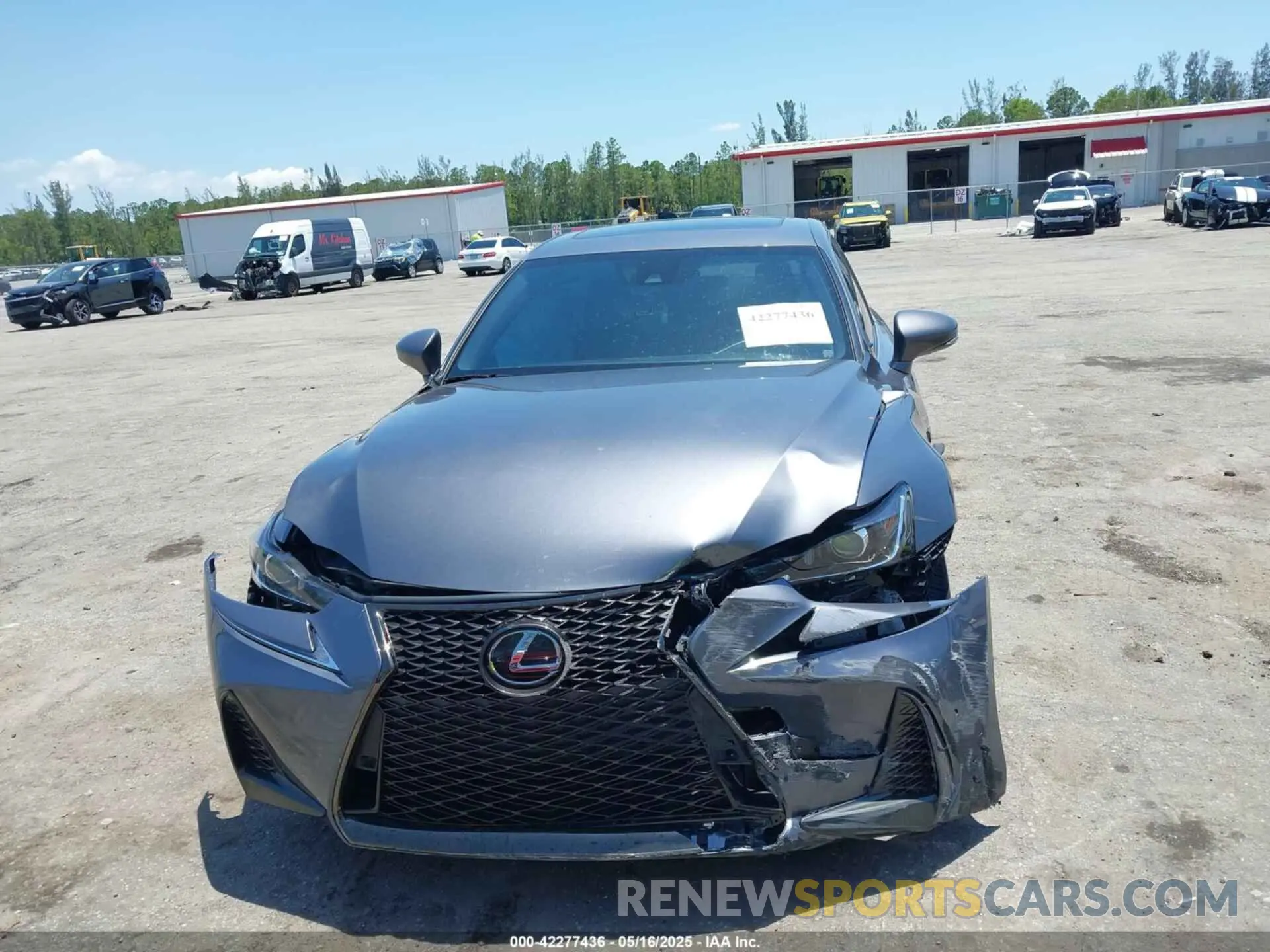 13 Photograph of a damaged car JTHGA1D21L5105892 LEXUS IS 300 2020