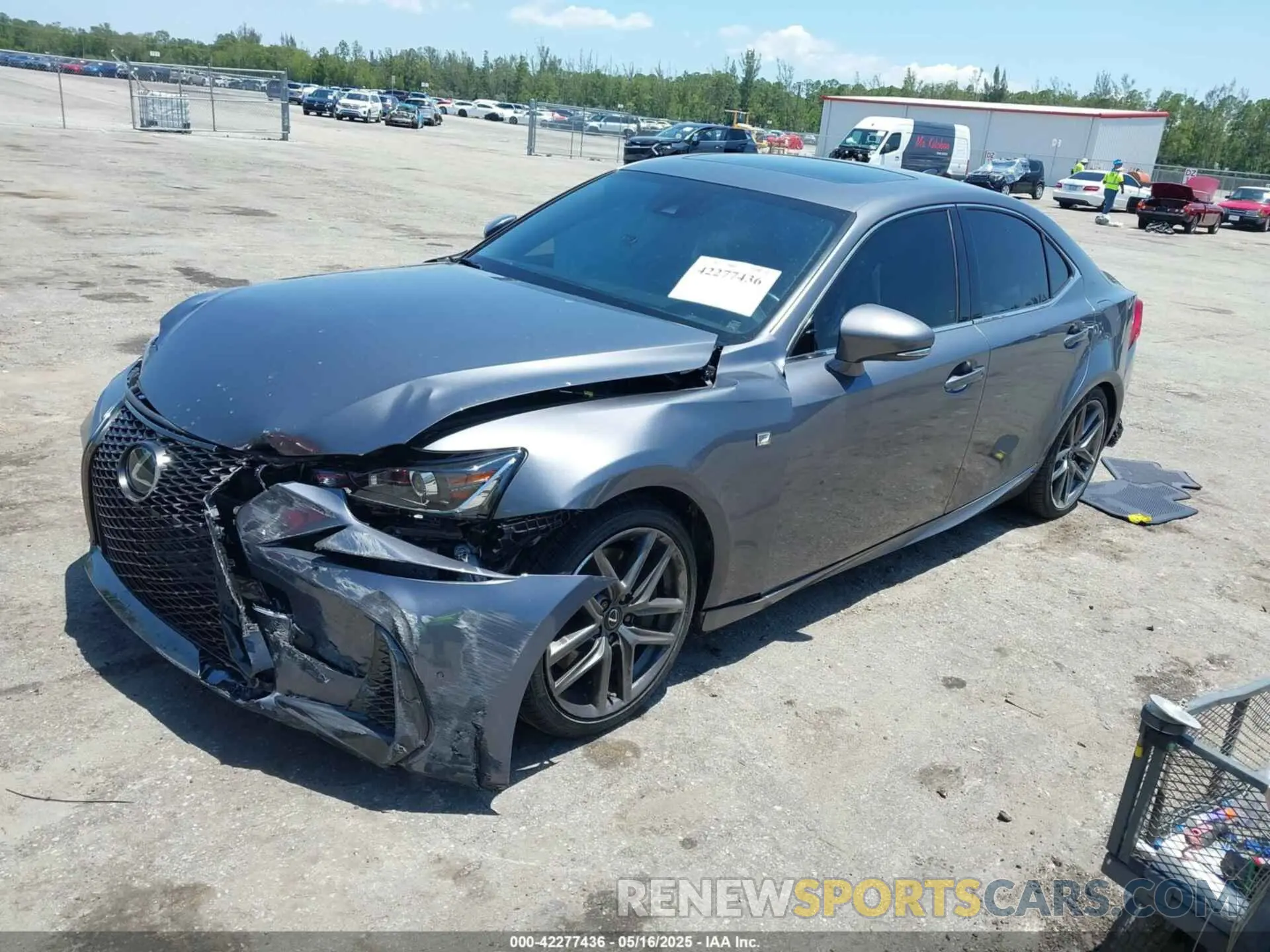 2 Photograph of a damaged car JTHGA1D21L5105892 LEXUS IS 300 2020