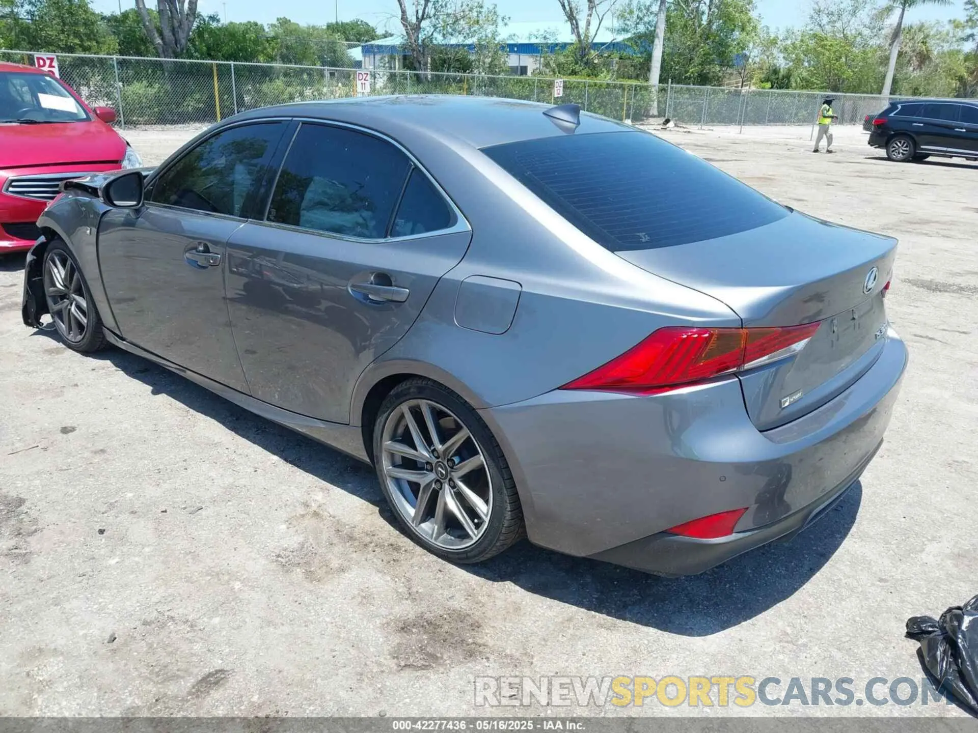 3 Photograph of a damaged car JTHGA1D21L5105892 LEXUS IS 300 2020