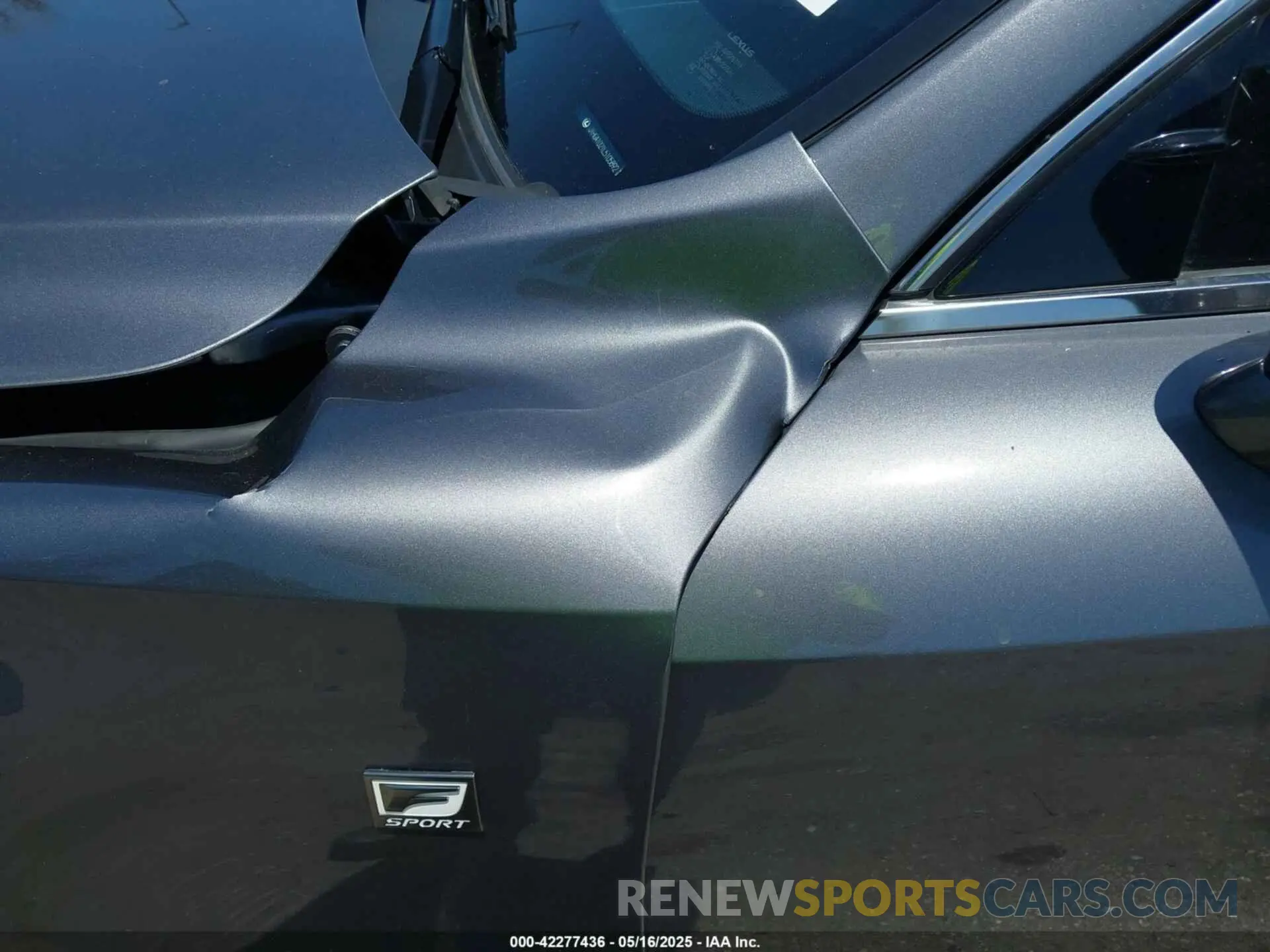 6 Photograph of a damaged car JTHGA1D21L5105892 LEXUS IS 300 2020