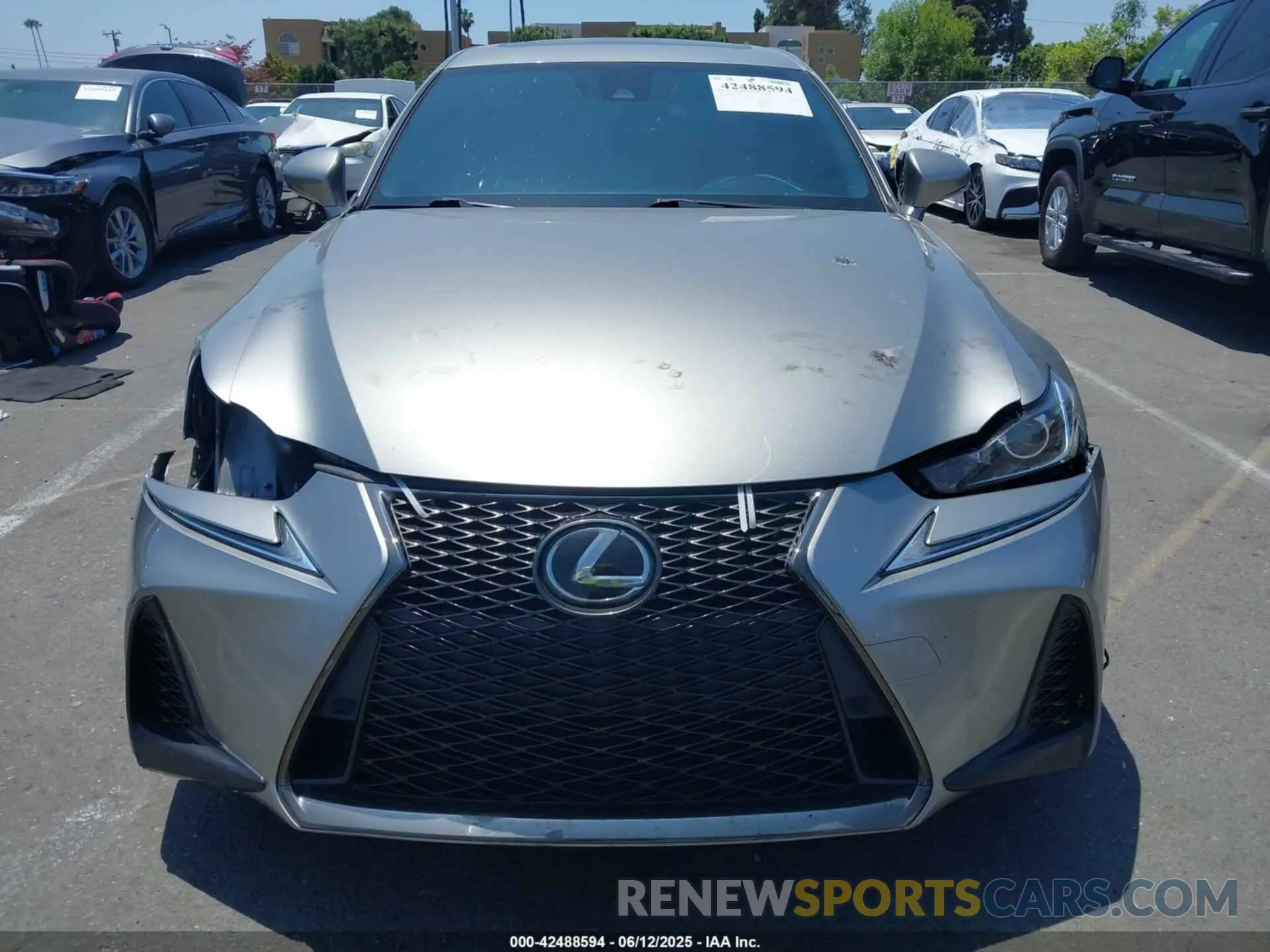 12 Photograph of a damaged car JTHGA1D22L5104377 LEXUS IS 300 2020