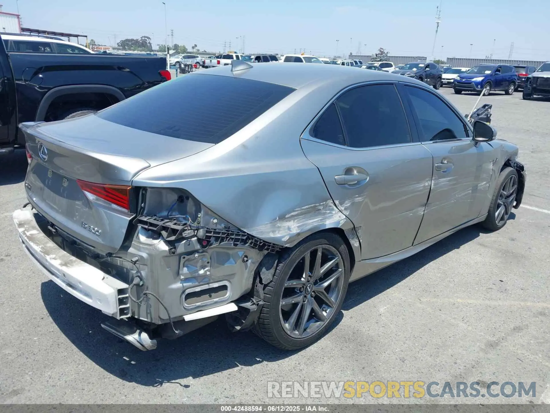 4 Photograph of a damaged car JTHGA1D22L5104377 LEXUS IS 300 2020