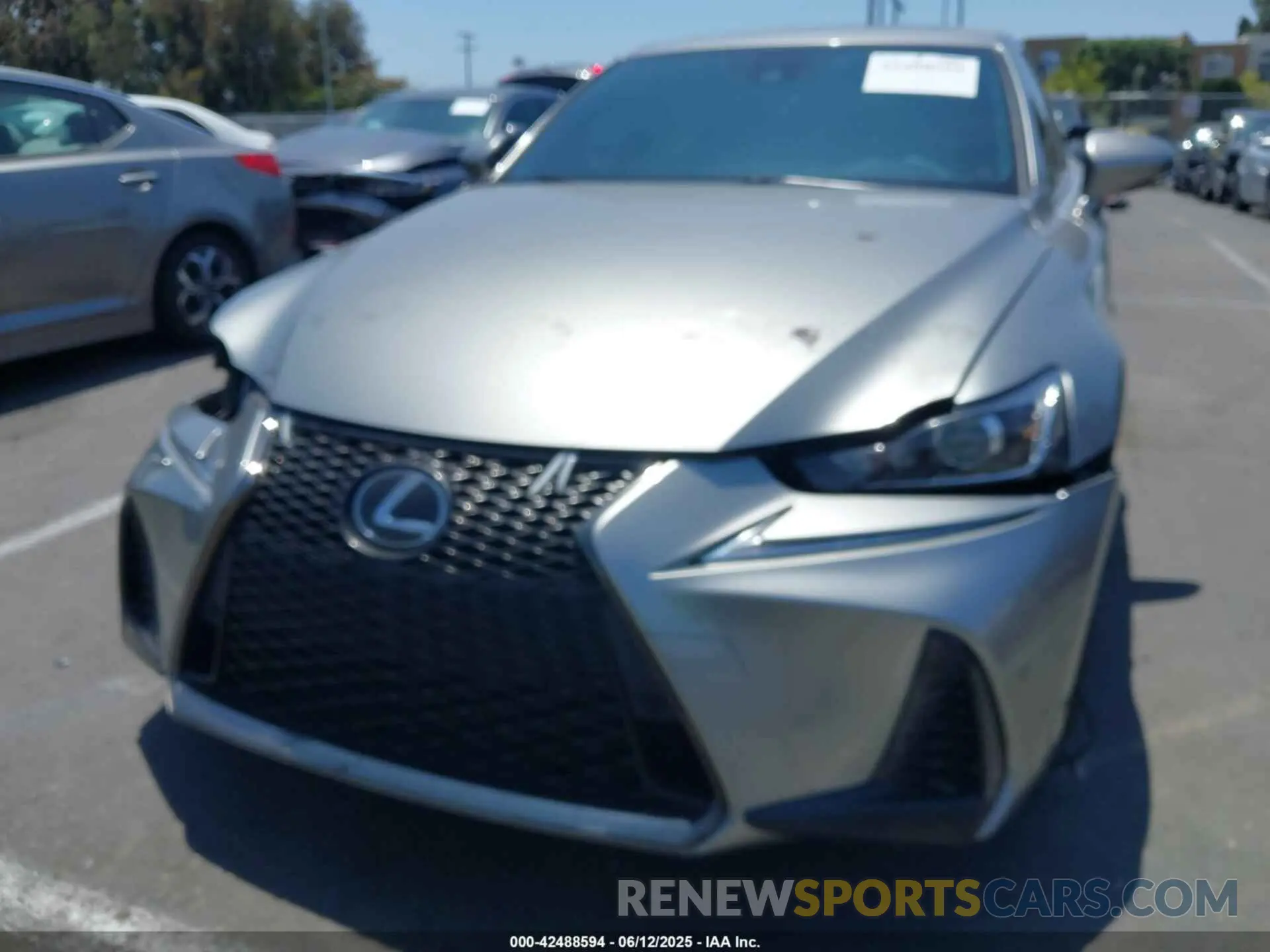 6 Photograph of a damaged car JTHGA1D22L5104377 LEXUS IS 300 2020