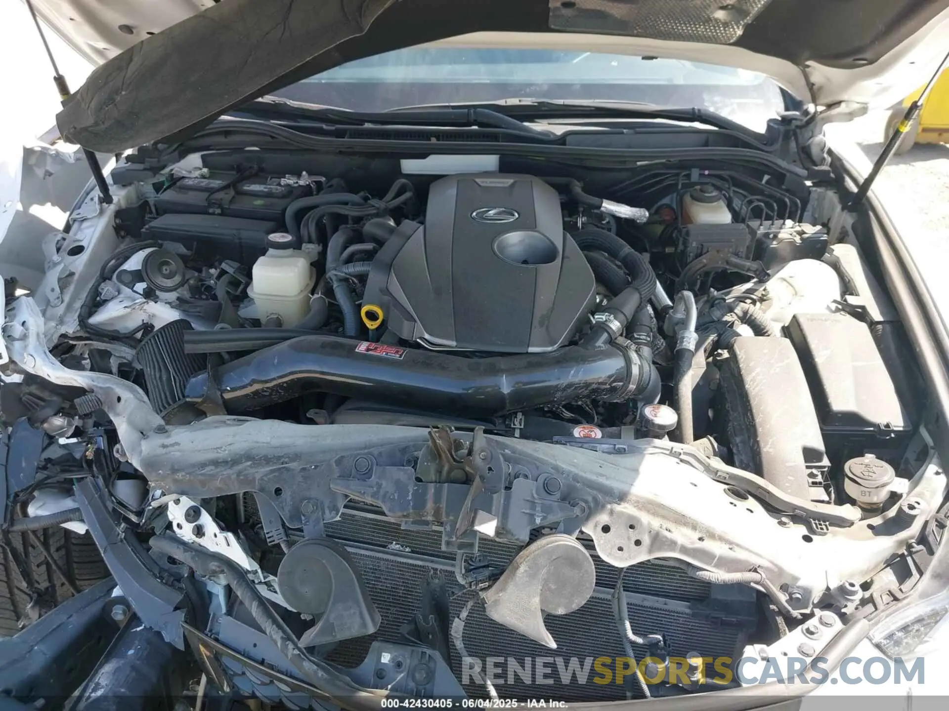 10 Photograph of a damaged car JTHGA1D22L5107134 LEXUS IS 300 2020
