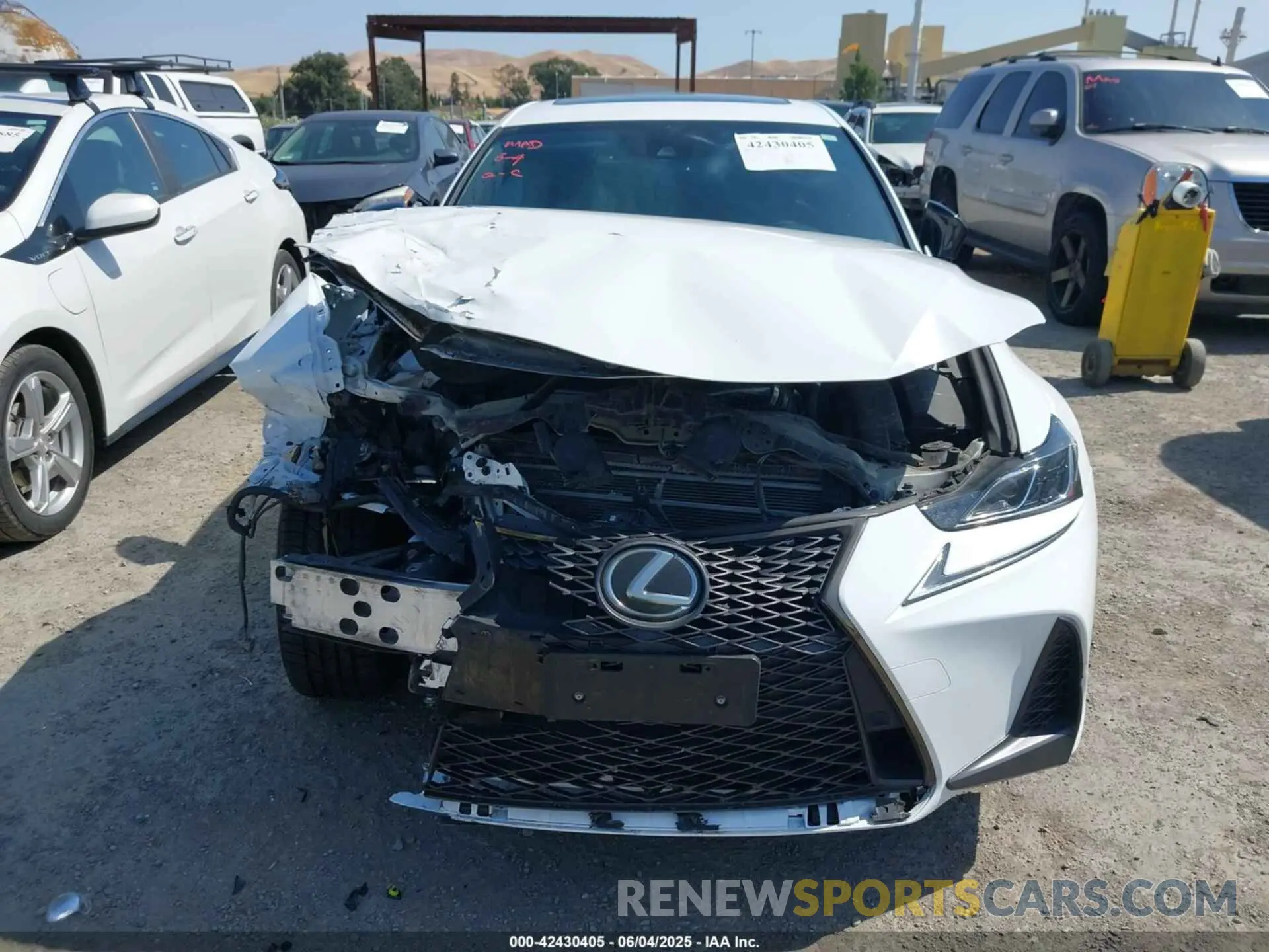13 Photograph of a damaged car JTHGA1D22L5107134 LEXUS IS 300 2020