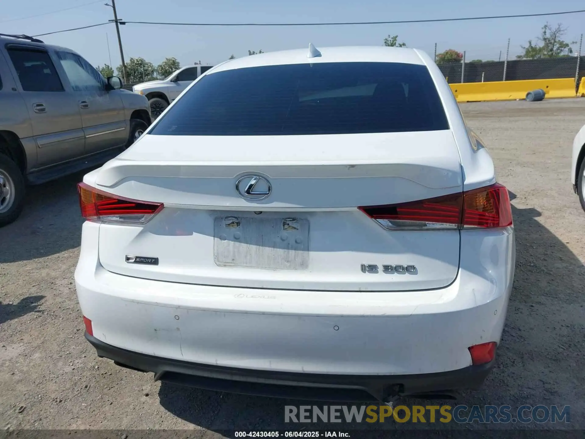17 Photograph of a damaged car JTHGA1D22L5107134 LEXUS IS 300 2020